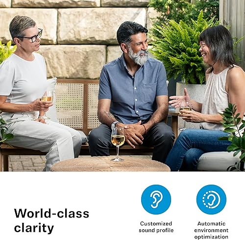 Miniatura 2 de Sennheiser Audífonos Bluetooth transparentes para todo el día, audífonos OTC con Bluetooth, sonido autoajustable, programable, aprobado por la FDA,