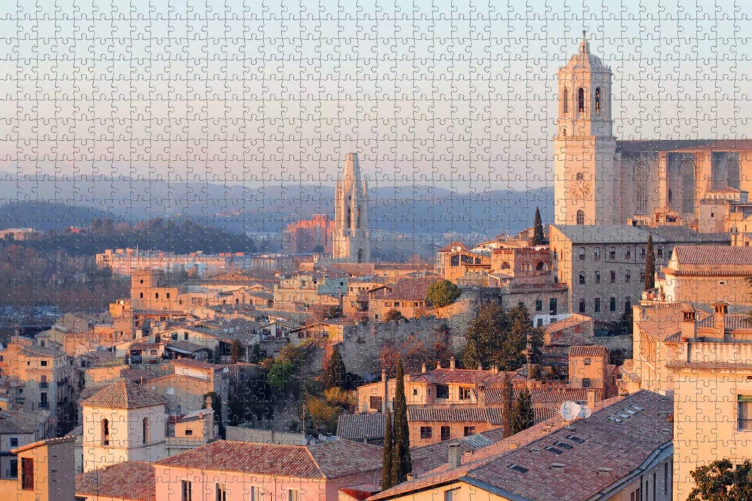 Jigsaw Puzzle for Adults Spain Girona Puzzle 1000 Piece Travel Souvenir