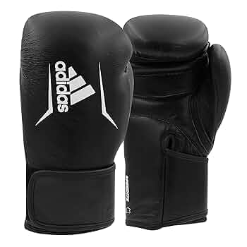 adidas - adidas ボクシンググローブ 本革 SPEED175 14oz 黒/金 adidas - アディダス ボクシンググローブ 本革 スピード175 黒