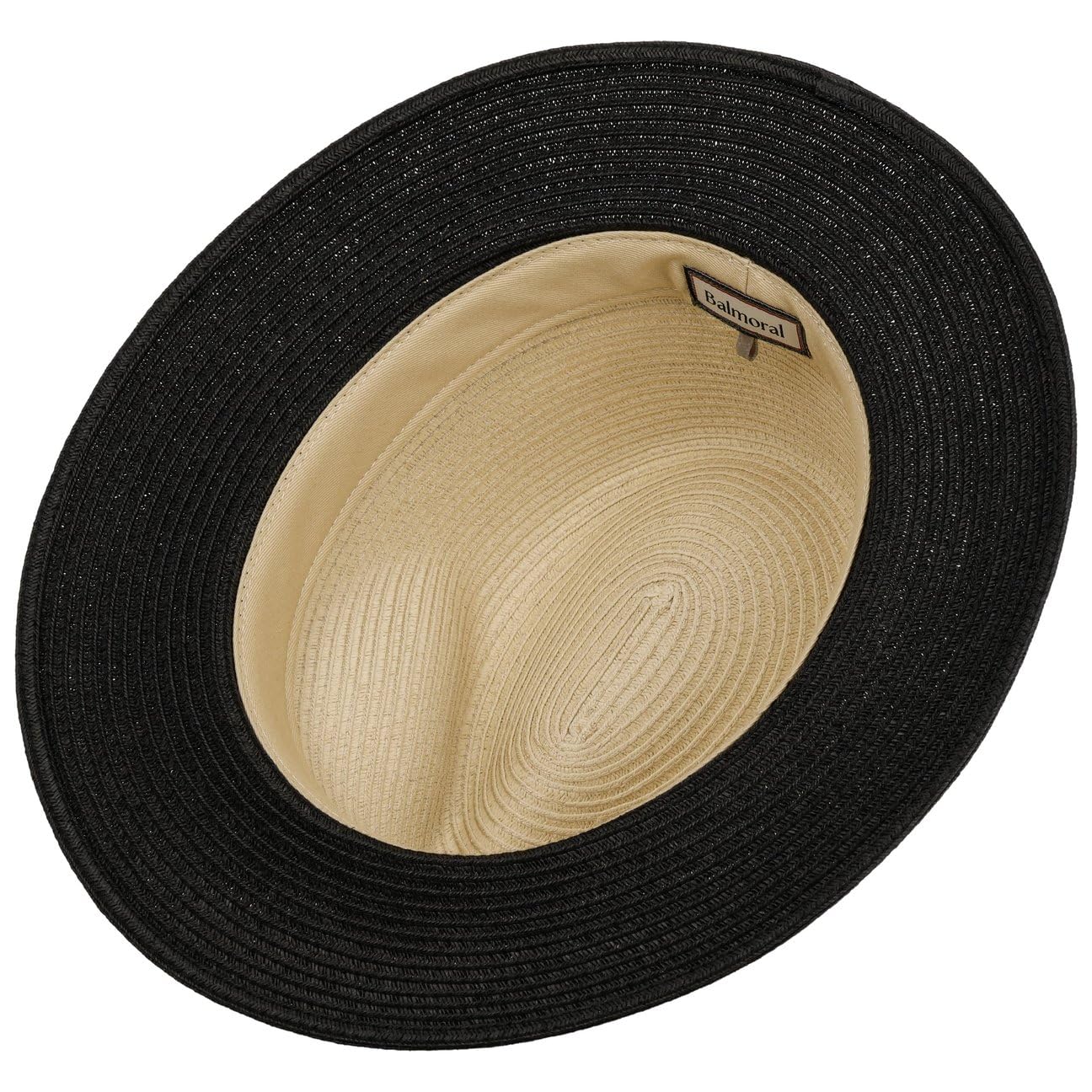 Balmoral Cappello di Paglia Wilmont Traveller Uomo - Cappelli da Spiaggia Sole con Fodera Primavera/Estate Primavera Estate