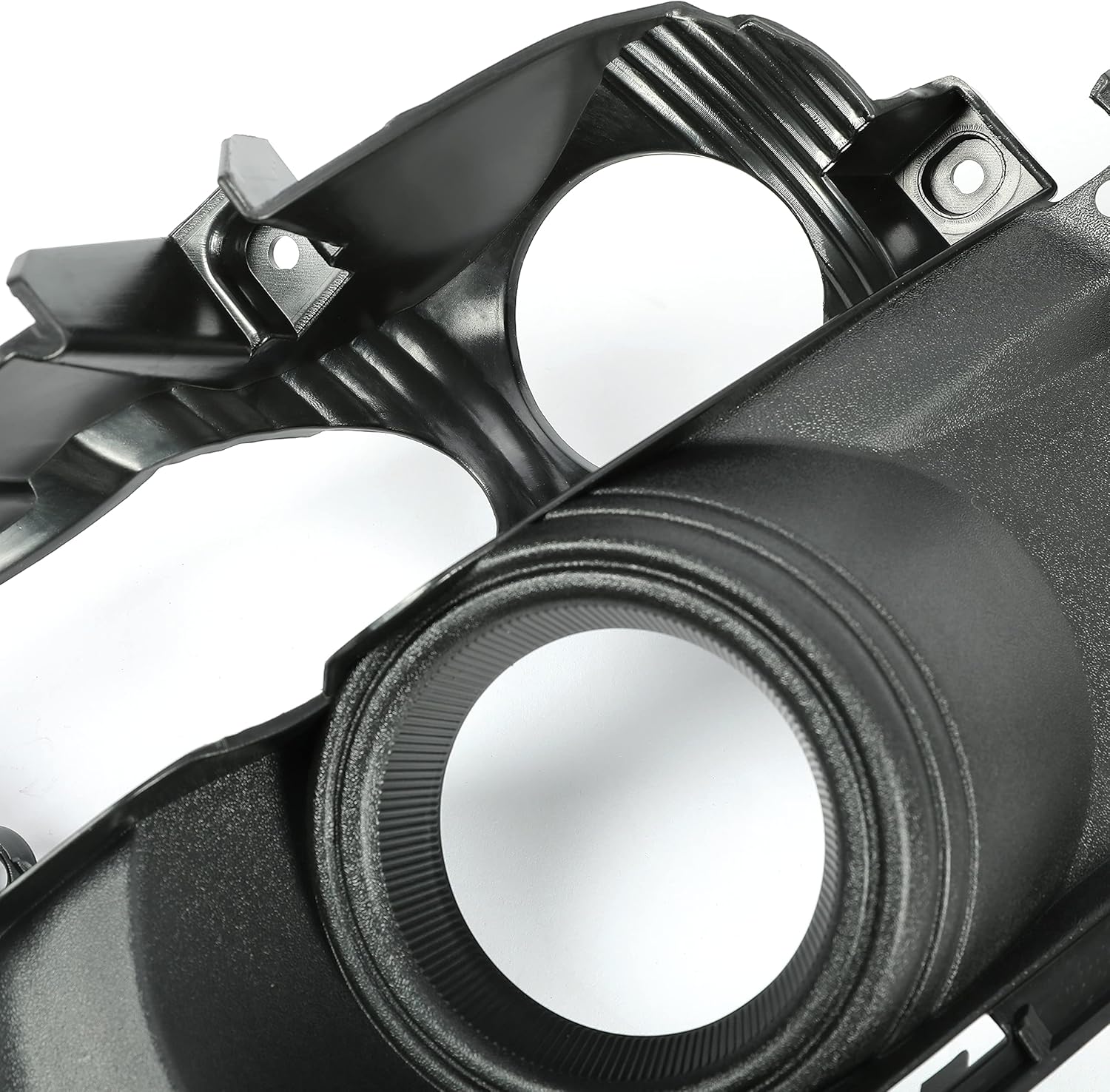 KUAFU Left Fog Light Cover Compatible with 2015-2017 Ford Mustang EcoBoost/GT/V6 Fog Lamp Bezel Trim Replacement for FR3Z17E811AA FO1038154 (Driver Side)
