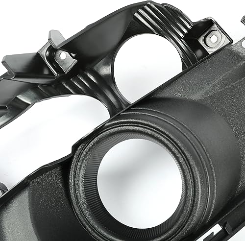 Miniatura 5 de KUAFU Cubierta de luz antiniebla izquierda compatible con Ford Mustang EcoBoostGTV6 2015-2017, repuesto de bisel de la lámpara antiniebla para