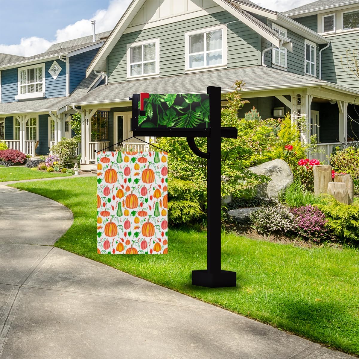 Fall Thanksgiving Pumpkins Garden Flag Vertical Double Sided Small Yard Flag Seasonal Farmhouse Holiday Outdoor Outside Decoration 12x18 Inch - Image 6