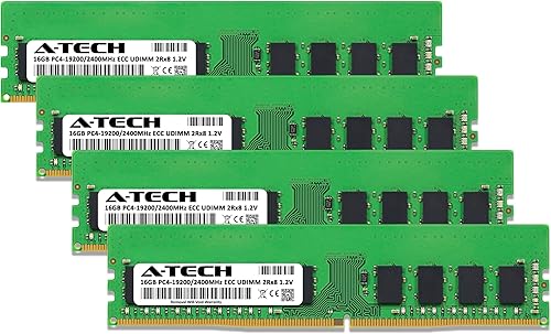 Miniatura 2 de A-Tech 64GB Kit (4x16GB) RAM for Supermicro SUPER X11SCA-F, X11SCM-F, X11SCW-F, X11SSH-LN4F, X11SSi-LN4F, X11SSL, X11SSL-CF  DDR4 2400MHz PC4-19200