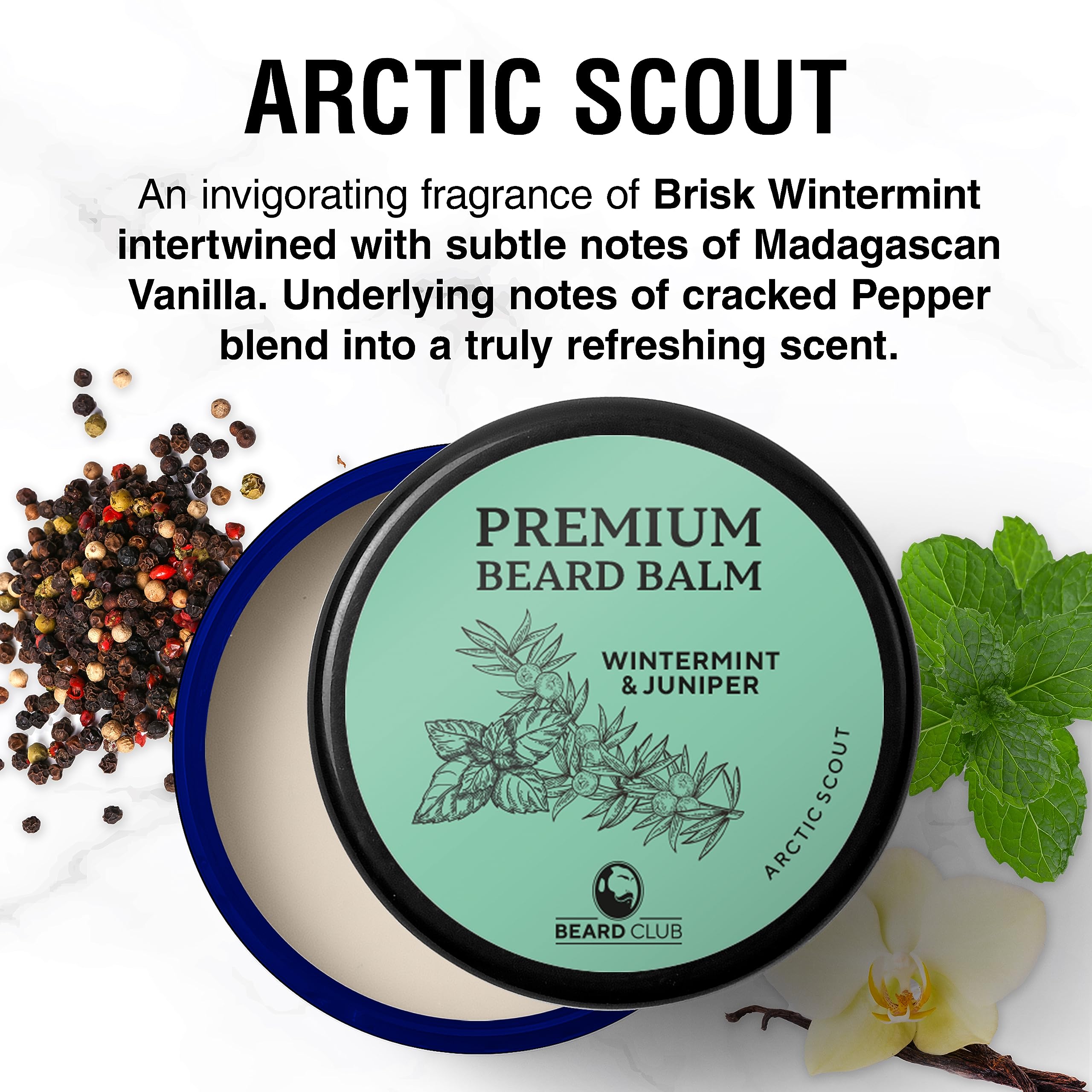 Beard Club - Balsam do brody – wosk do brody – balsam do brody dla mężczyzn – pielęgnacja brody – masło do brody – zmiękczacz do brody dla mężczyzn – płukanka do brody dla mężczyzn – ziołowy preparat