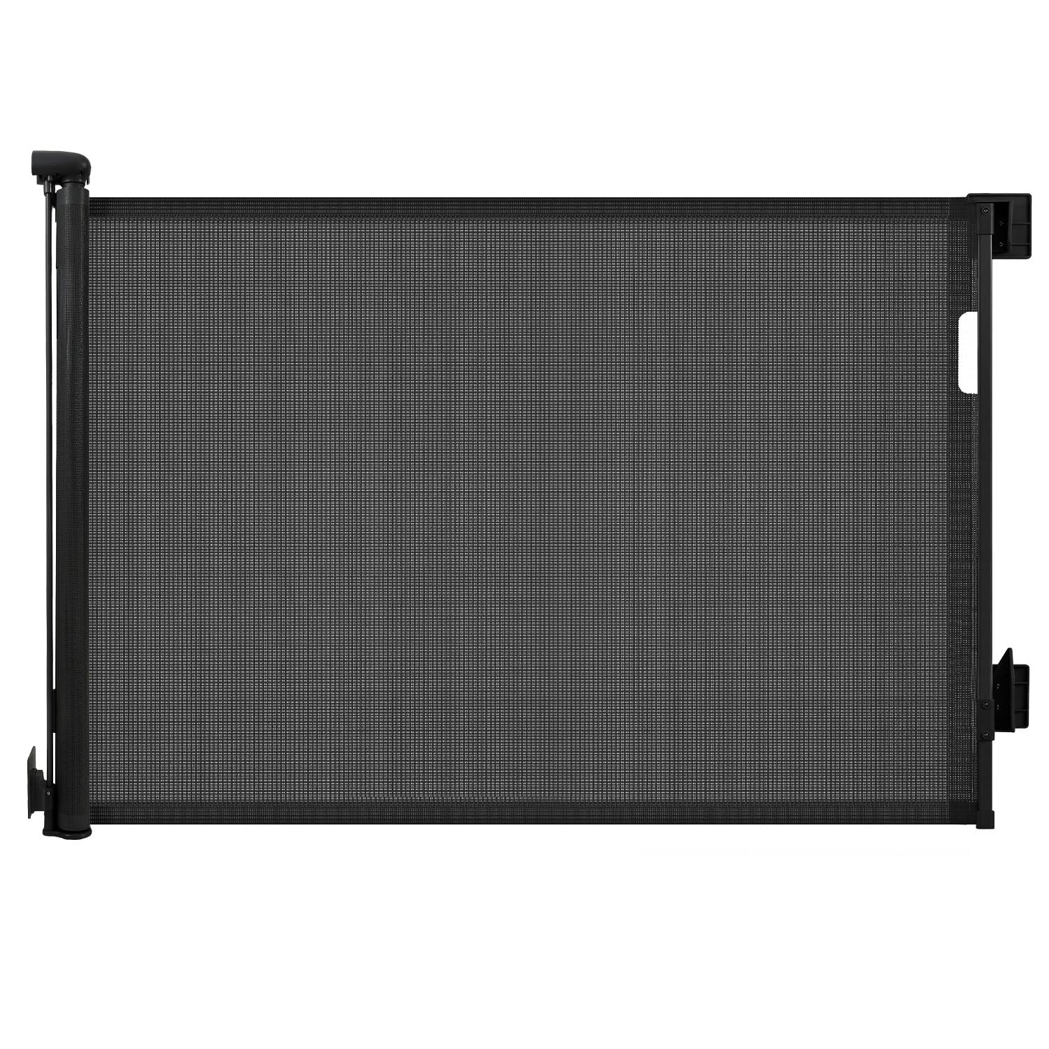 Sekey Treppenschutzgitter Ausziehbar 0-200 cm Höhe 97 cm ohne Bohren Absperrgitter Baby
