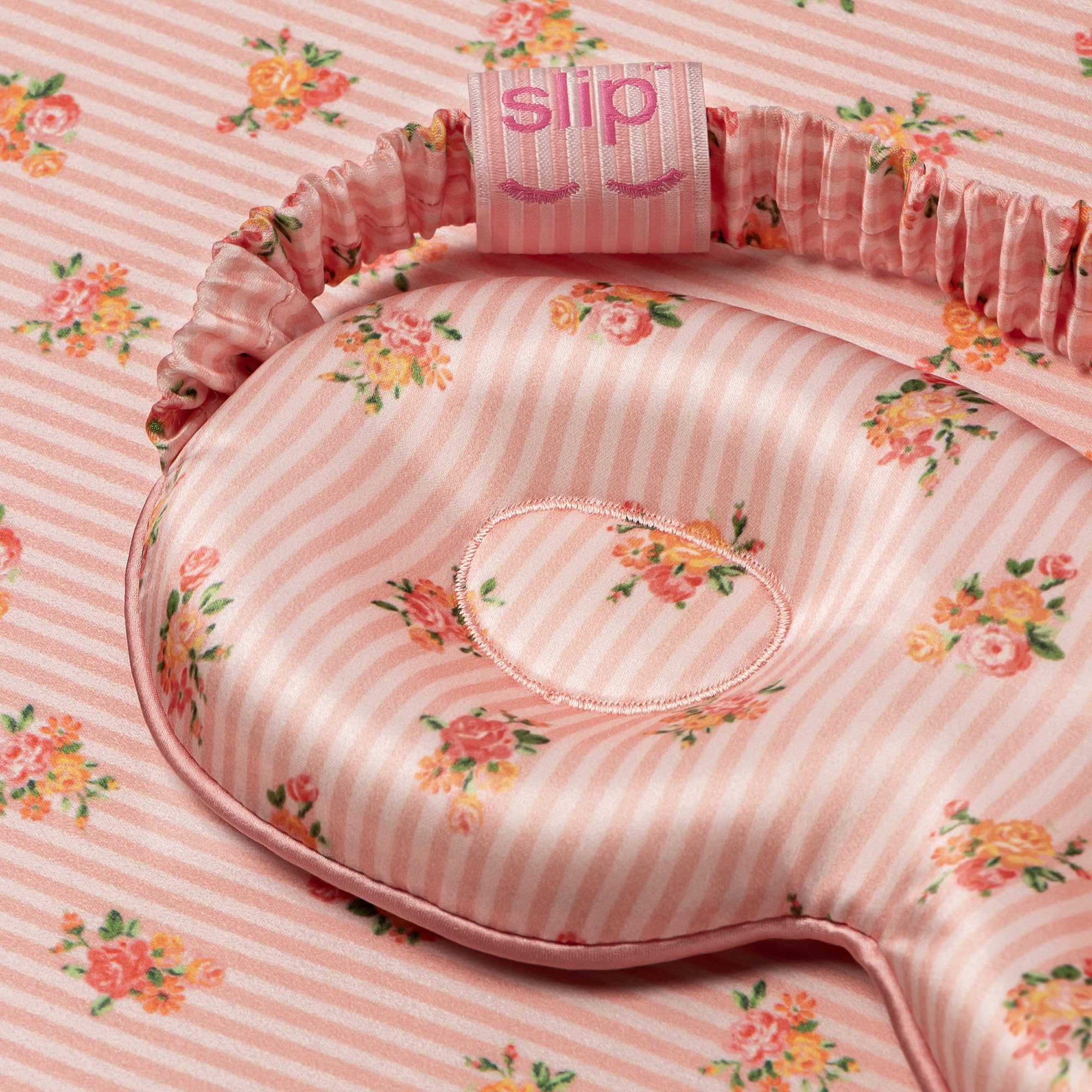 Slip Petal Contour Masque de sommeil | Soie pure, 100% soie de mûrier | Design profilé pour un blocage optimal de la lumière et un confort | Ultra doux, doux pour la peau et les cheveux | Idéal pour | 100 % soie de mûrier | Coupe profilée | Sangle élastiq