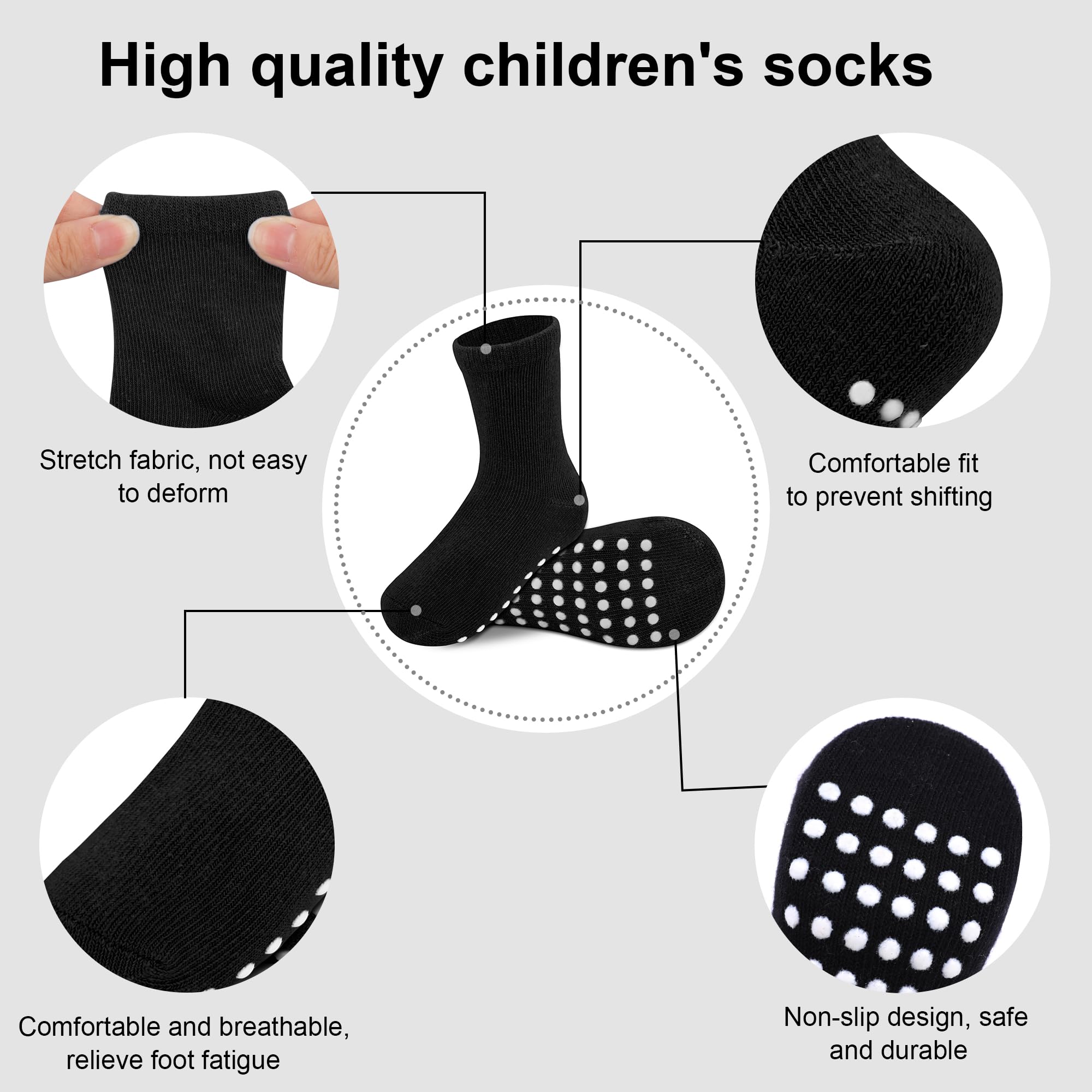 Calcetines de algodón para bebé (12 pares)