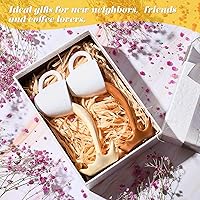 Vista 3 de Jetec 2 tazas de café flotantes para derramar, taza de café mágica para verter salpicaduras, tazas de café, novedosas, divertidas, escultura, Crema