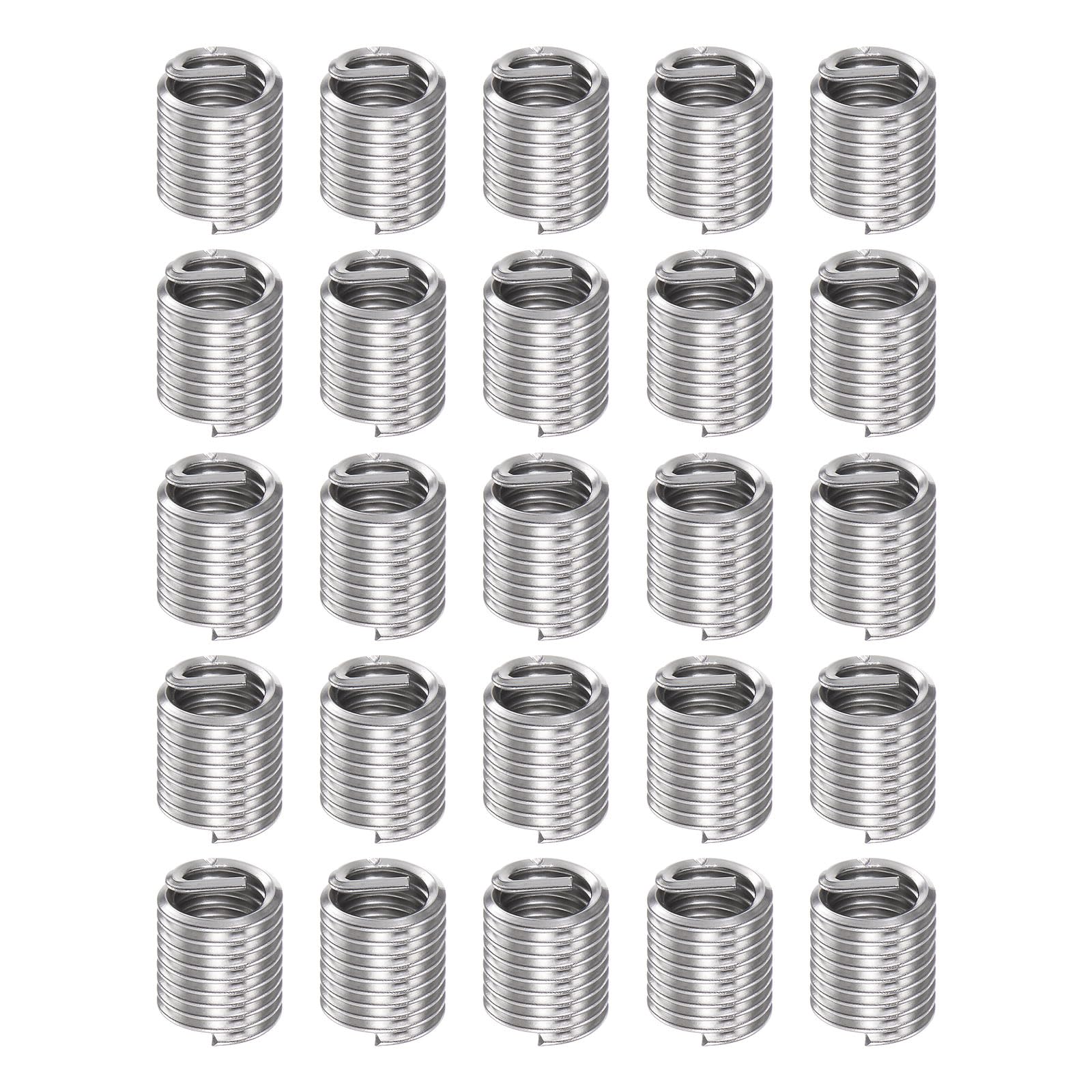 Inserti Filettati 10-32 UNF 2,0D 9,6mm Manicotto Elicoidale Filo a Spirale Acciaio Inossidabile 304 25pz