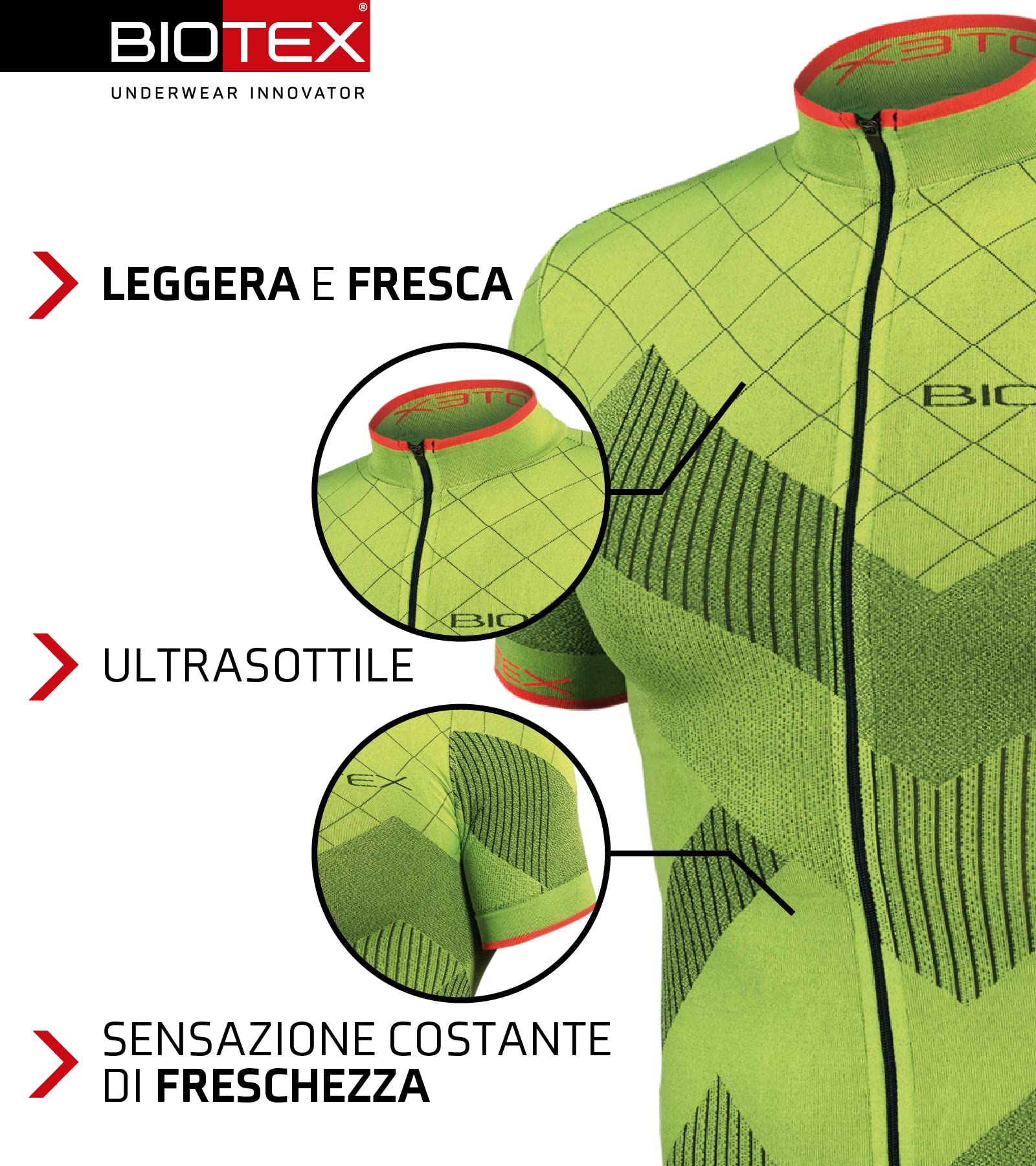 BIOTEX Soffio Manica Corta Soffio Uomo (Pacco da 1)