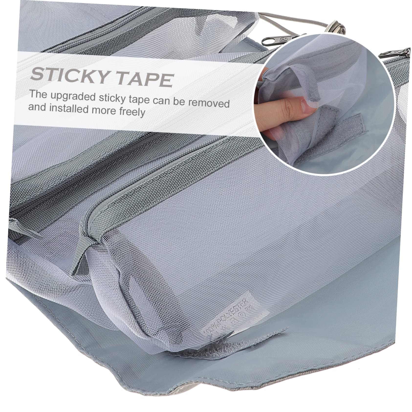 Didiseaon 2piezas Bolsa De Maquillaje Portátil y Desmontable para Organizador De Cosméticos y Práctico para El Gimnasio Camping