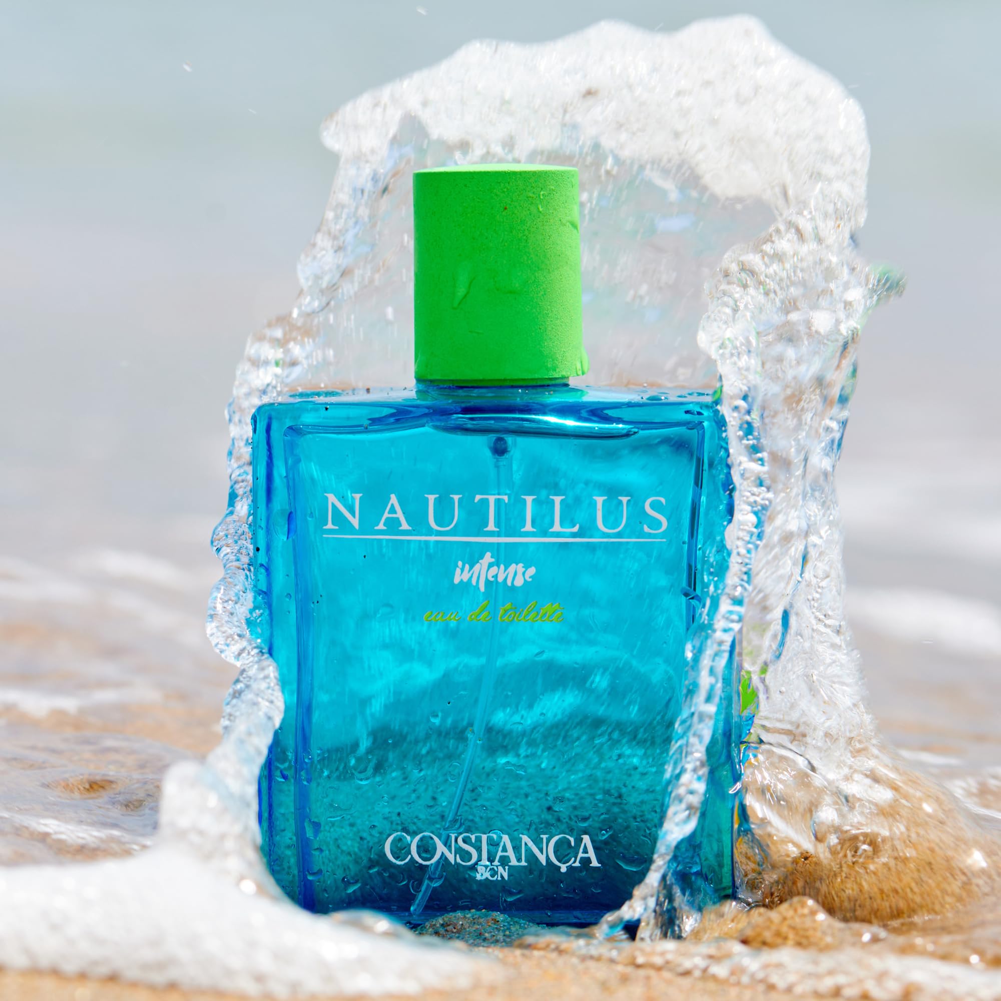 NAUTILUS INTENSE Colonia Hombre 100 ml Eau de Toilette Natural Spray con Notas Marinas Frescas Presentación Elegante en Caja de Madera Artesanal