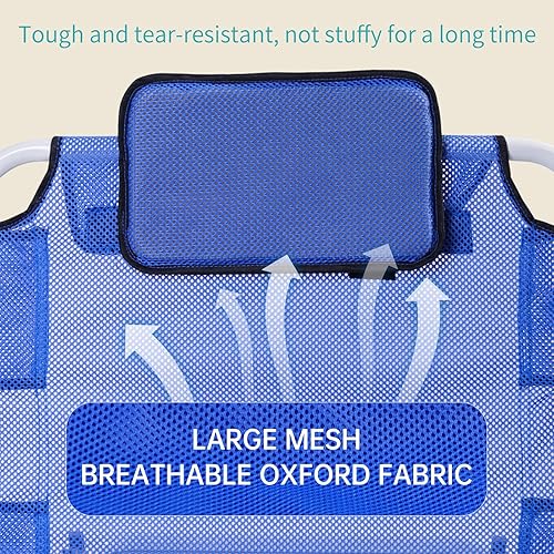 Miniatura 4 de Respaldo de cama elevable, respaldo de cama ajustable para sentarse en la cama, silla de piso plegable para leer con almohada, respaldo multifunción