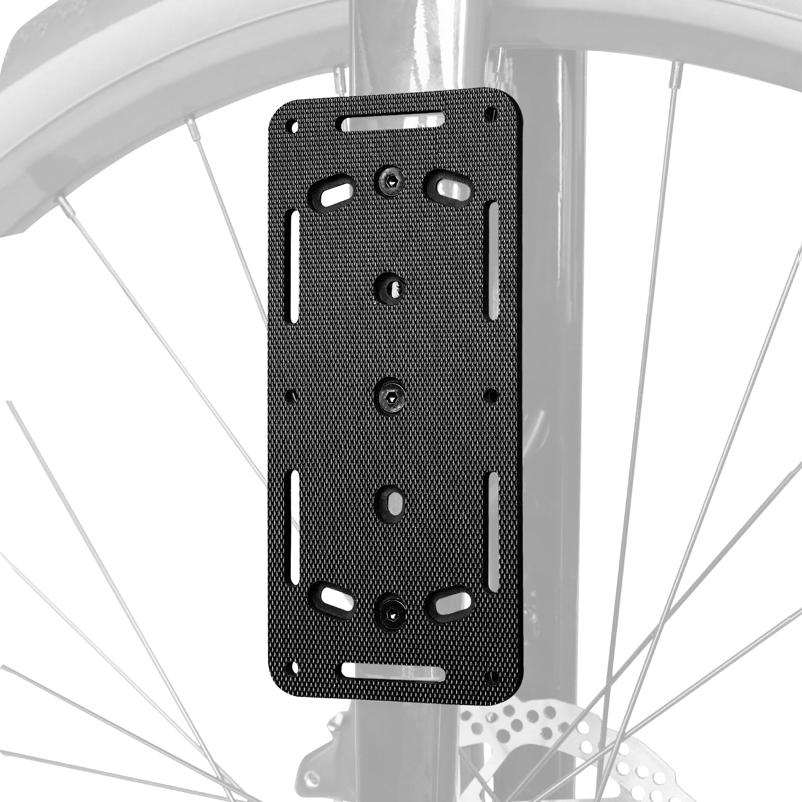 Bicycle cargo plate, suitable for Gravel fork rack, bottle cage expansion plate, bicycle fork rack adapter plate storage plate (3)