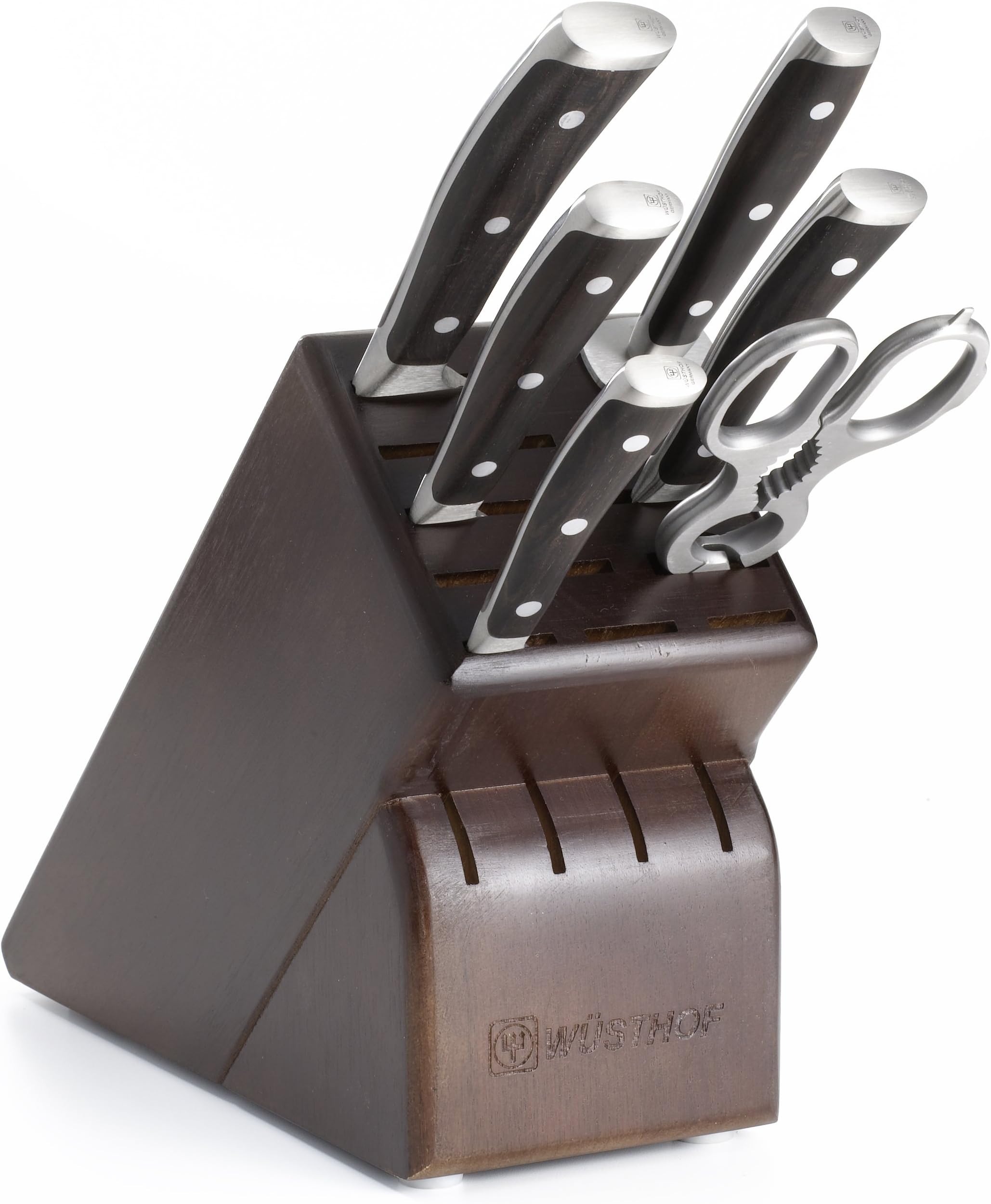 IKON Blackwood 7 Piece Knife Block Set