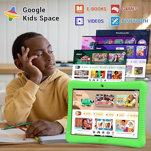 Miniatura 4 de Contixo Tableta infantil K102-HD de 10 pulgadas, para niños de 3 a 7 años, control parental, Android 10, 64GB, WiFi, tableta de aprendizaje para