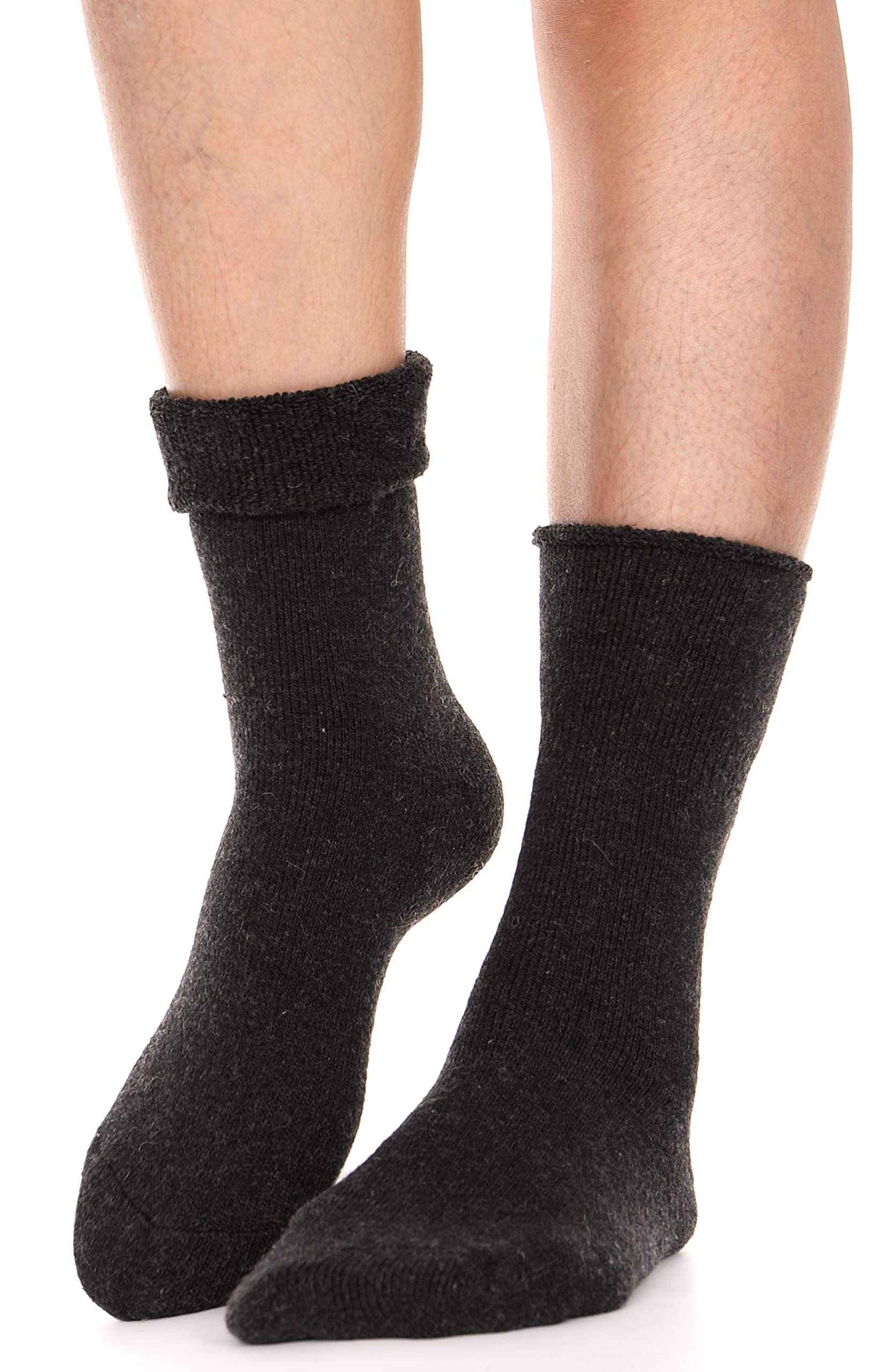 EBMORE 5 Pairs Women Merino Wool Boot Socks Thermal Hiking Winter Warm Thick Cozy Cabin Crew Comfy Socks for Ladies