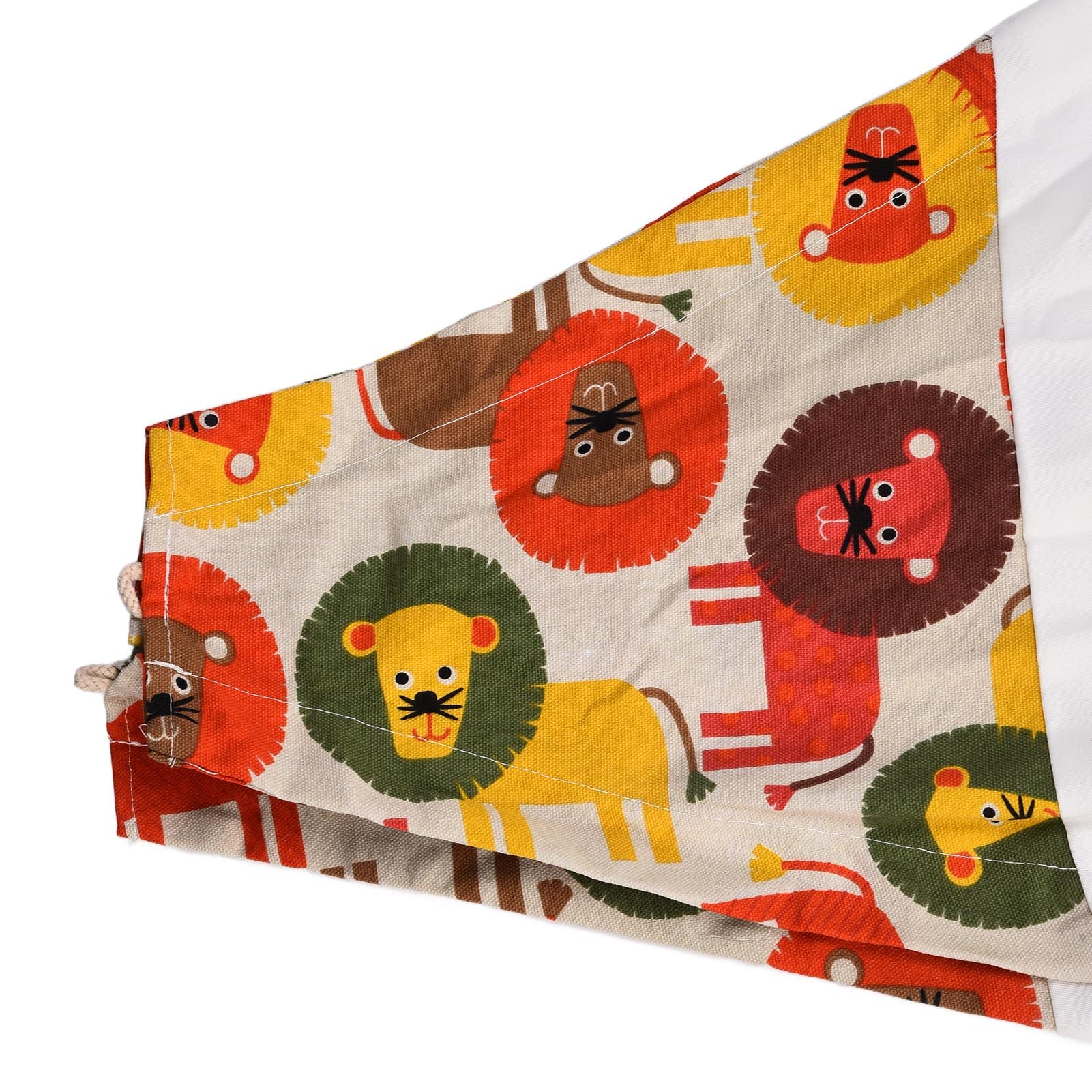 Tienda de Campaña para Niños con Diseño de Animales de Dibujos Animados, Tienda de Juegos Interior y Exterior para Niños para Juegos Creativos, para Mayores de 3 Años, Material de Algodón