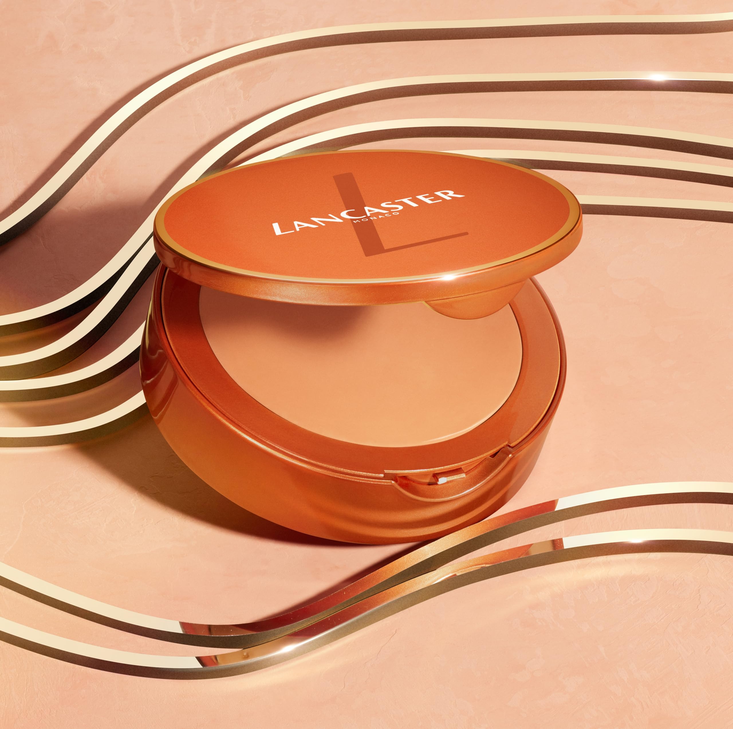 Lancaster Infinite Bronze - Fondotinta Compatto Solare SPF50, Protezione solare raggi UVB, UVA, Luce Visibile, Infrarossi, pelle abbronzata, protetta e idratata, adatto a tutti gli incarnati