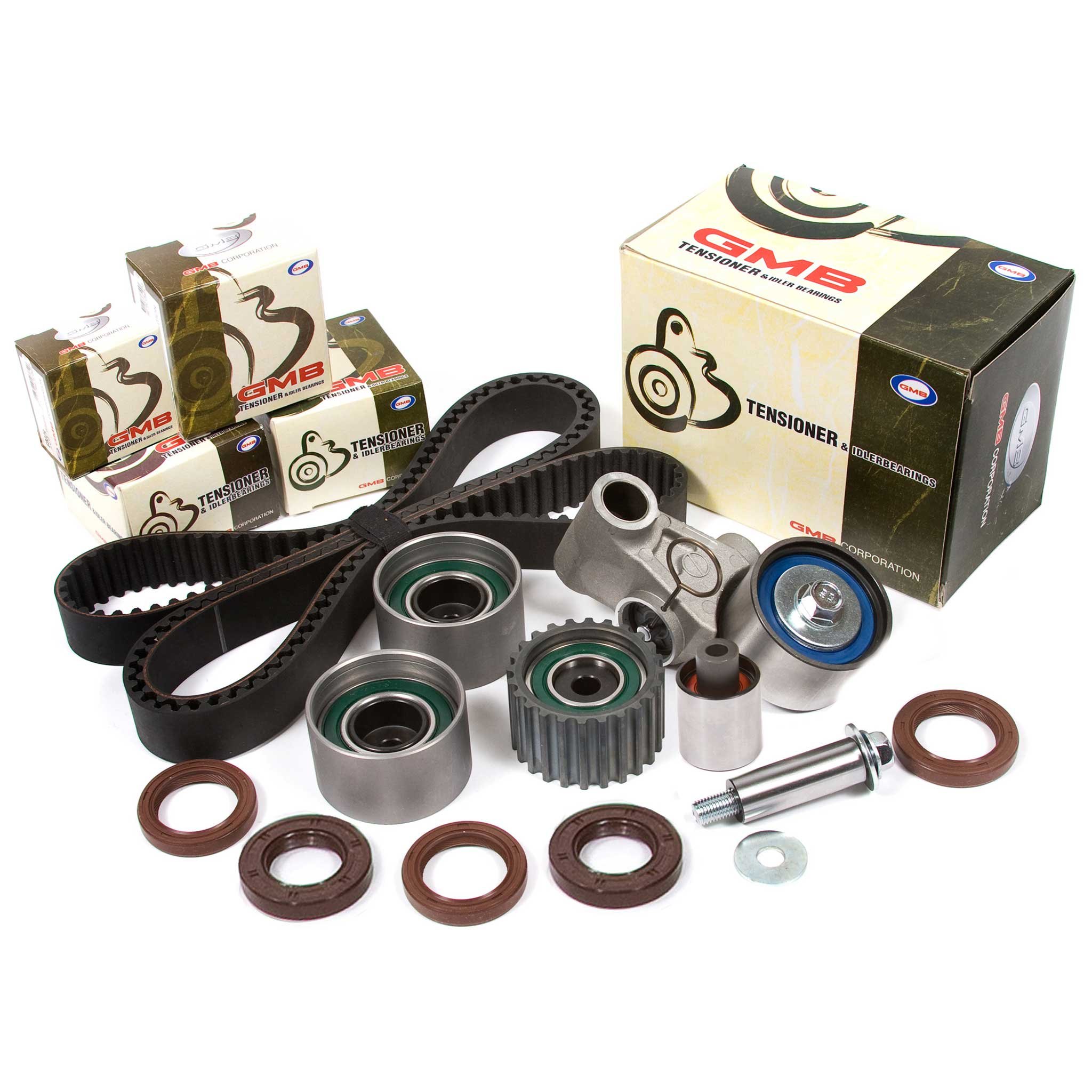 Evergreen TBK328 Compatible With 02-05 Subaru Impreza WRX Turbo 2.0 DOHC EJ20 Timing Belt Kit