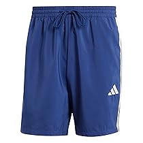 Adidas Uomo Essential Three Stripes Chelsea Short, Dark Blue, White, XL