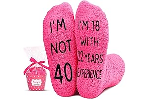 40th Birthday Socks for Women, Fun Socks for Middle Aged Women Turning 40 Years Old