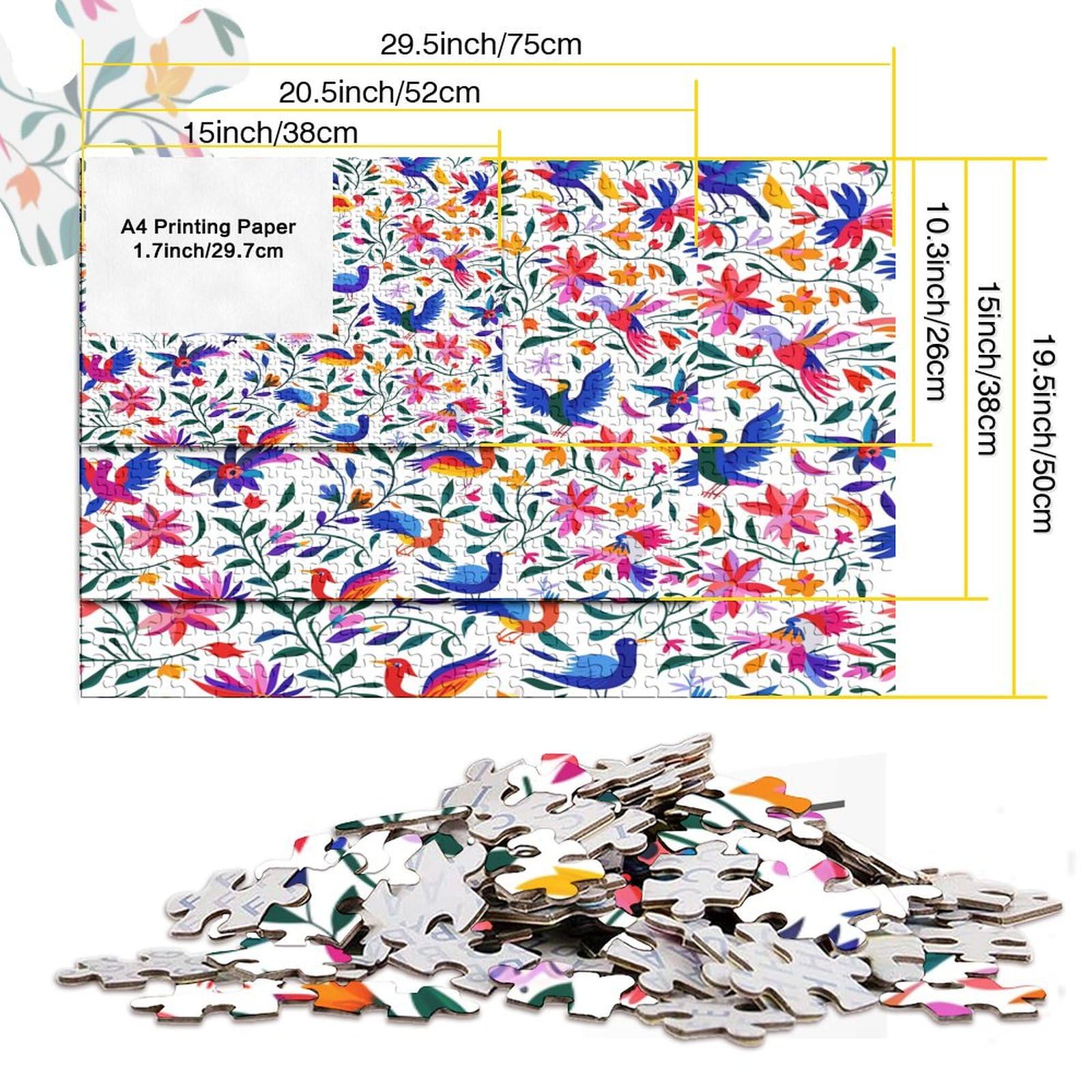 Naturalne zwierzęta Puzzle 1000 sztuk dla dorosłych Puzzle Gra edukacyjna dla dorosłych Wyzwanie Zabawka Wymagające gry logiczne Prezent dla wszystkich kobiet i mężczyzn 1000 sztuk (75 x 50 cm)