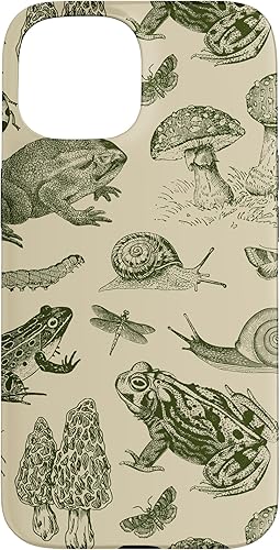 Miniatura 10 de Funda para iPhone XR con hongos de rana de los años 90, vintage, oscura