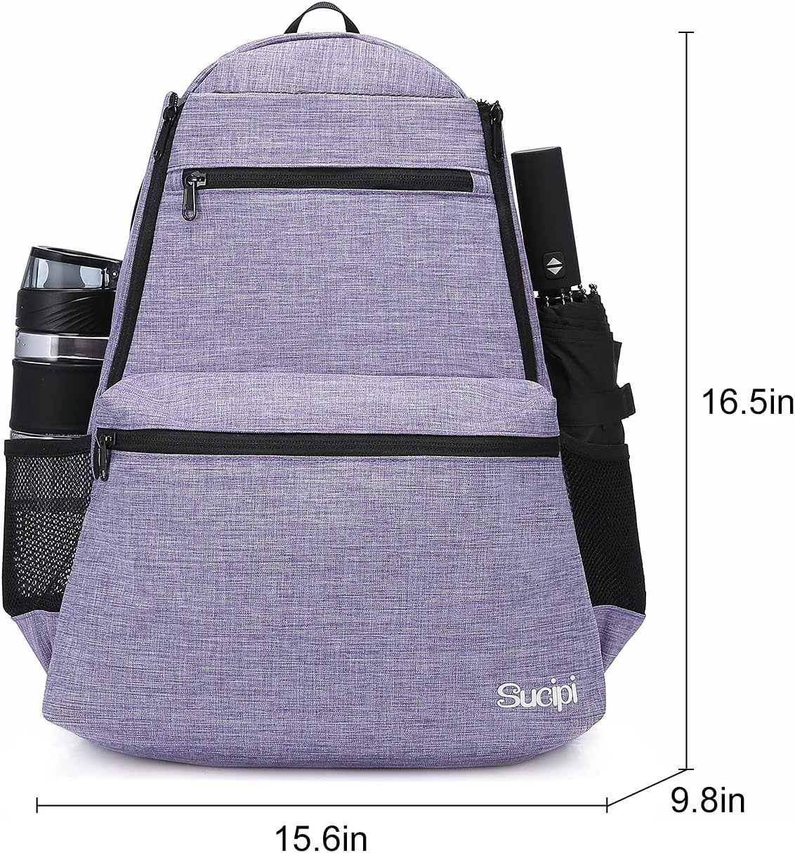 Sucipi Tennis Bag Professional Tennis Backpack for Men and Women Racket Bags Holds 2 Rackets with Ventilated Shoe Compartment : Sports & Outdoors