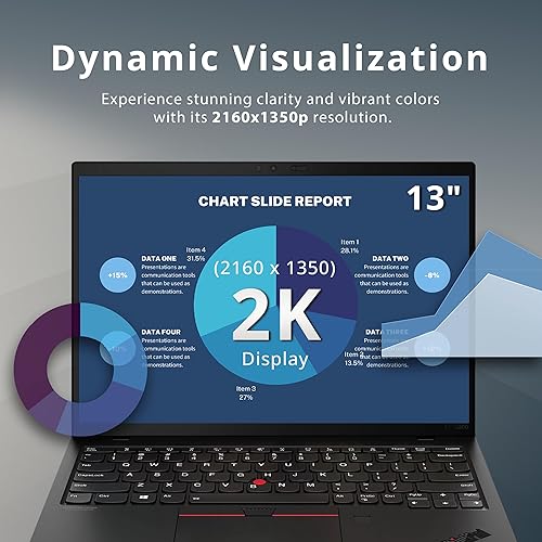 Miniatura 3 de LENOVO Thinkpad X1 Nano 13.3" 2K Business Laptop, Intel Core i7-1160G7, 16GB RAM, 1TB SSD, teclado retroiluminado, lector de huellas dactilares,