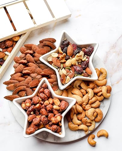 Miniatura 5 de Cesta de regalo de frutos secos regalo del día de San Valentín en caja de madera reutilizable idea de regalo saludable caja de comida gourmet con