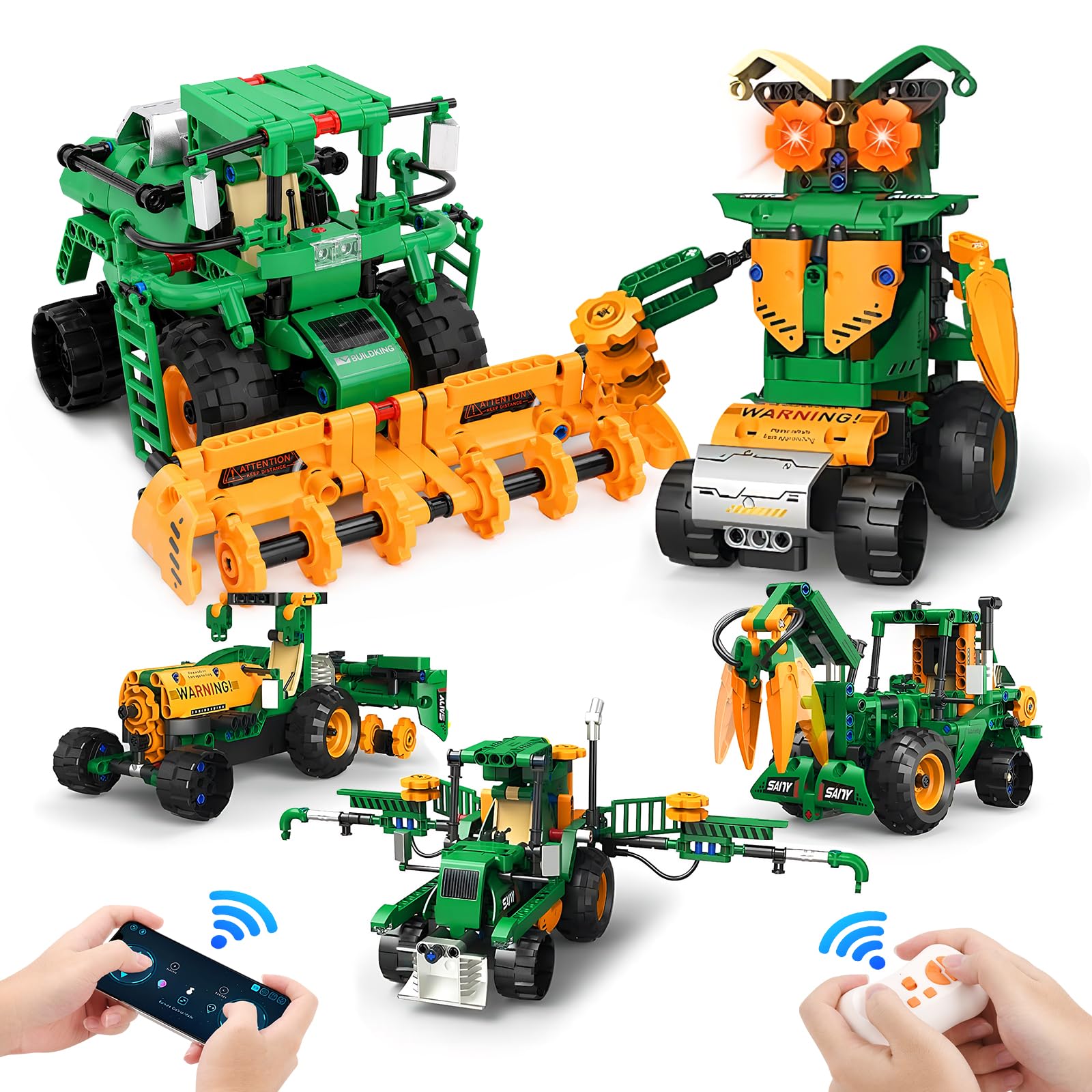 Technic Robot para Niños de 6 a 12 Años, 5 en 1 Kit de construcción de Robots programable Avec Application et Télécommande, Regalo Creativo Educativo para Niños Y Niñas De 6+ Años