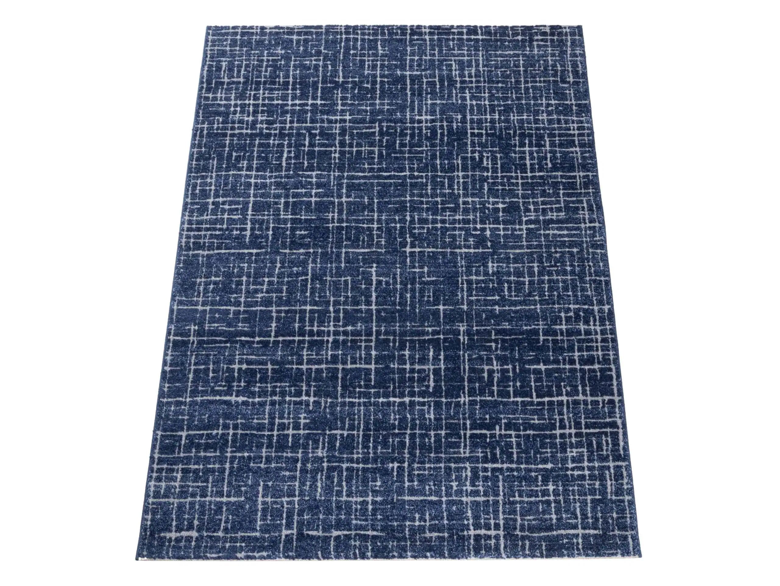 CarpetLiving.Com - Denver Blu | 133 x 190 cm | Tappeti Arredo | Tappeto di Design Moderno | Soggiorno, Salotto, Camera da Letto