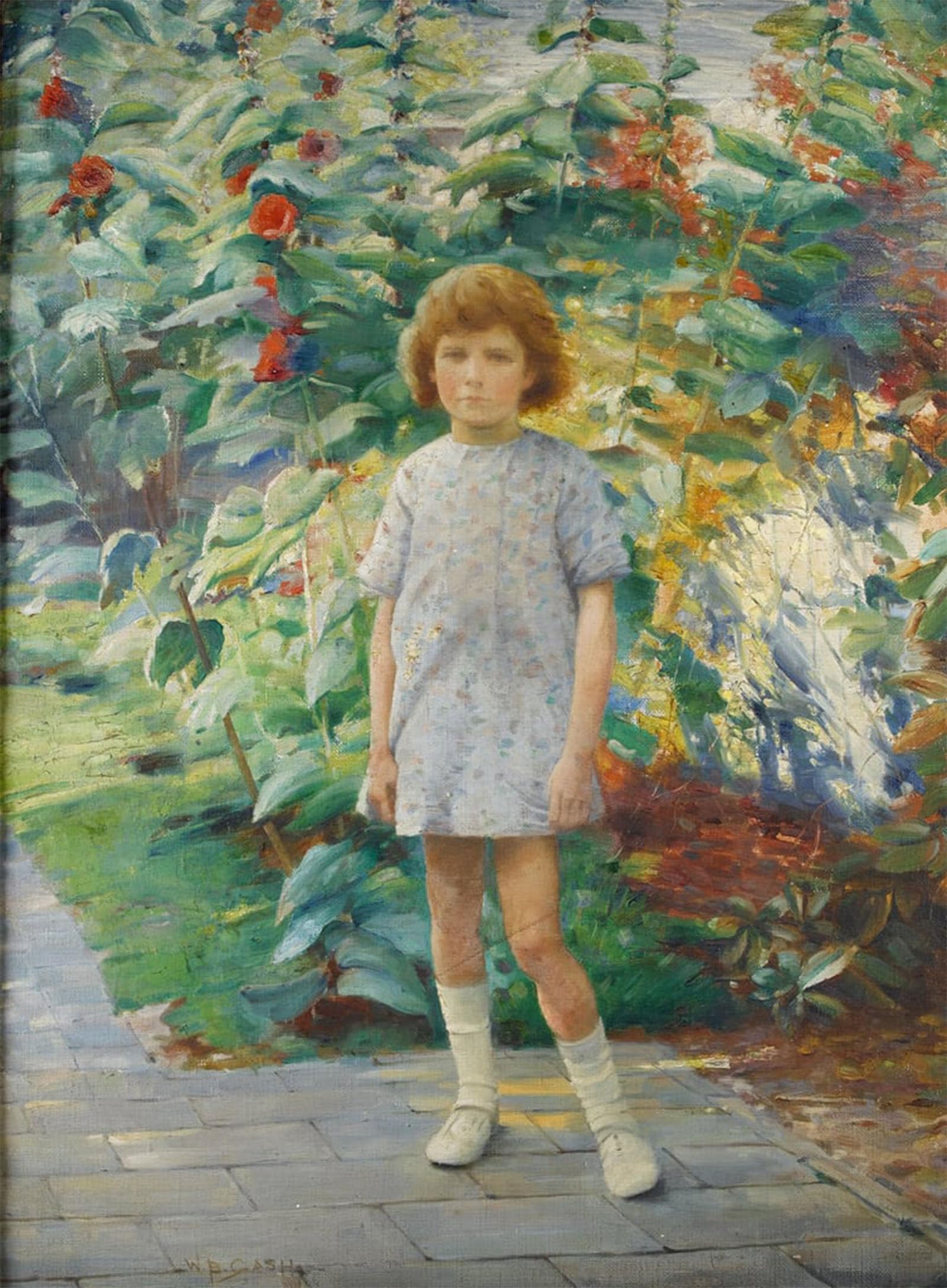 POSTERIIk Famous Print Pop Art Wall Art Graffiti Girl in a Garden by Walter Bonner Gash Art Prints for Home Decor 60x90cm