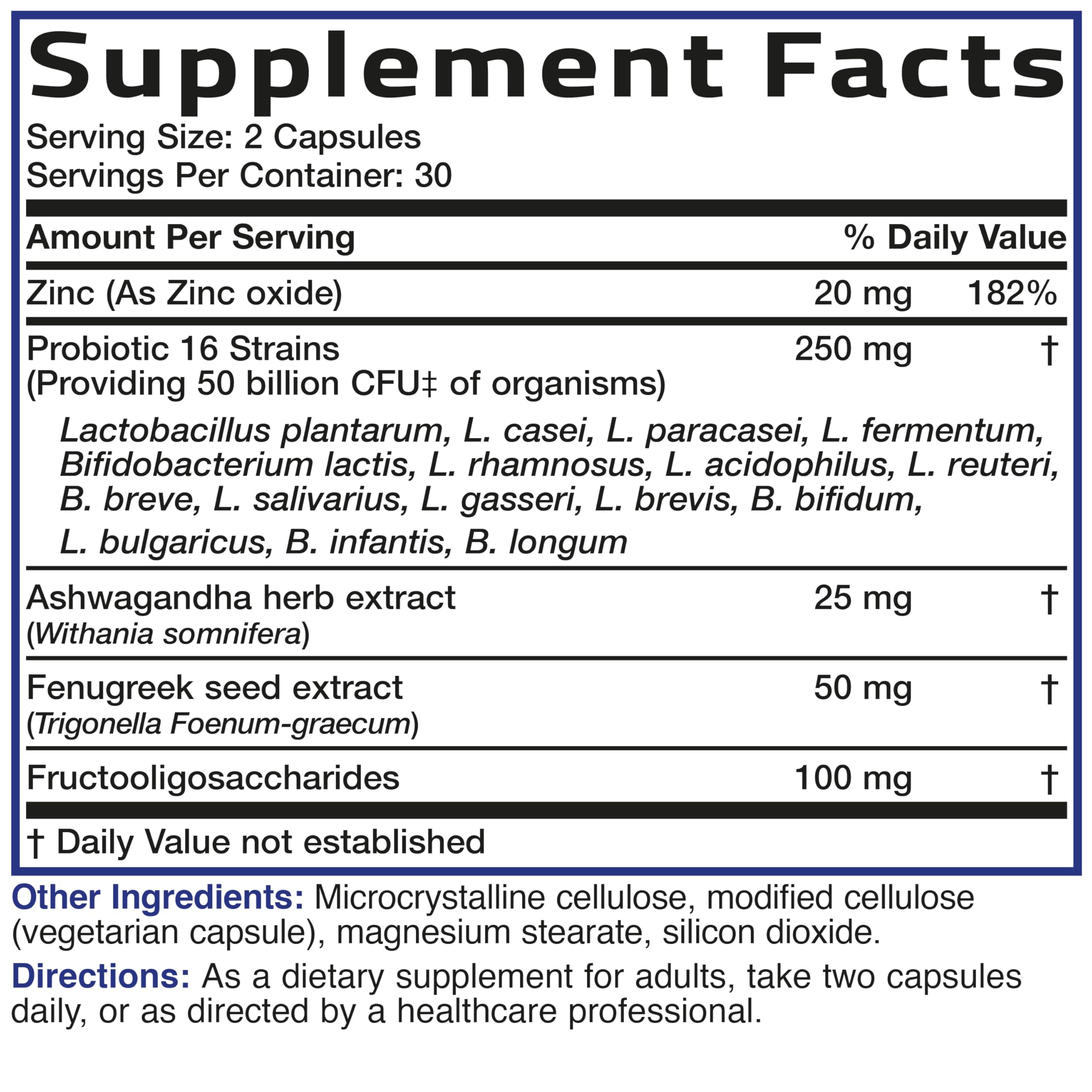 Bronson Men's Probiotic 50 Billion CFU + Prebiotic, 60 Vegetarian Capsules — Amazon image 8