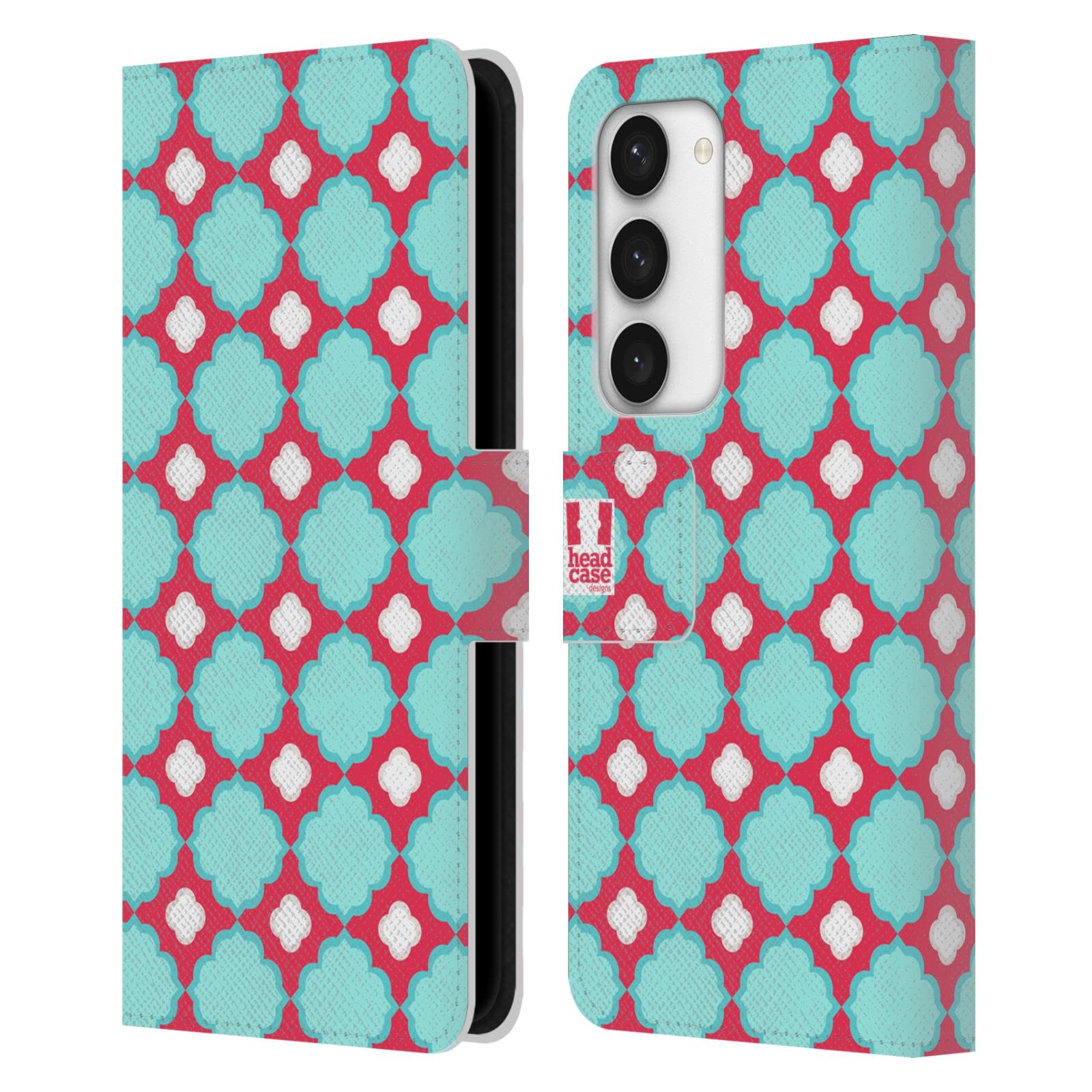 Funda para Samsung S23 5G tipo libro con soporte y diseño Head Case Designs 7