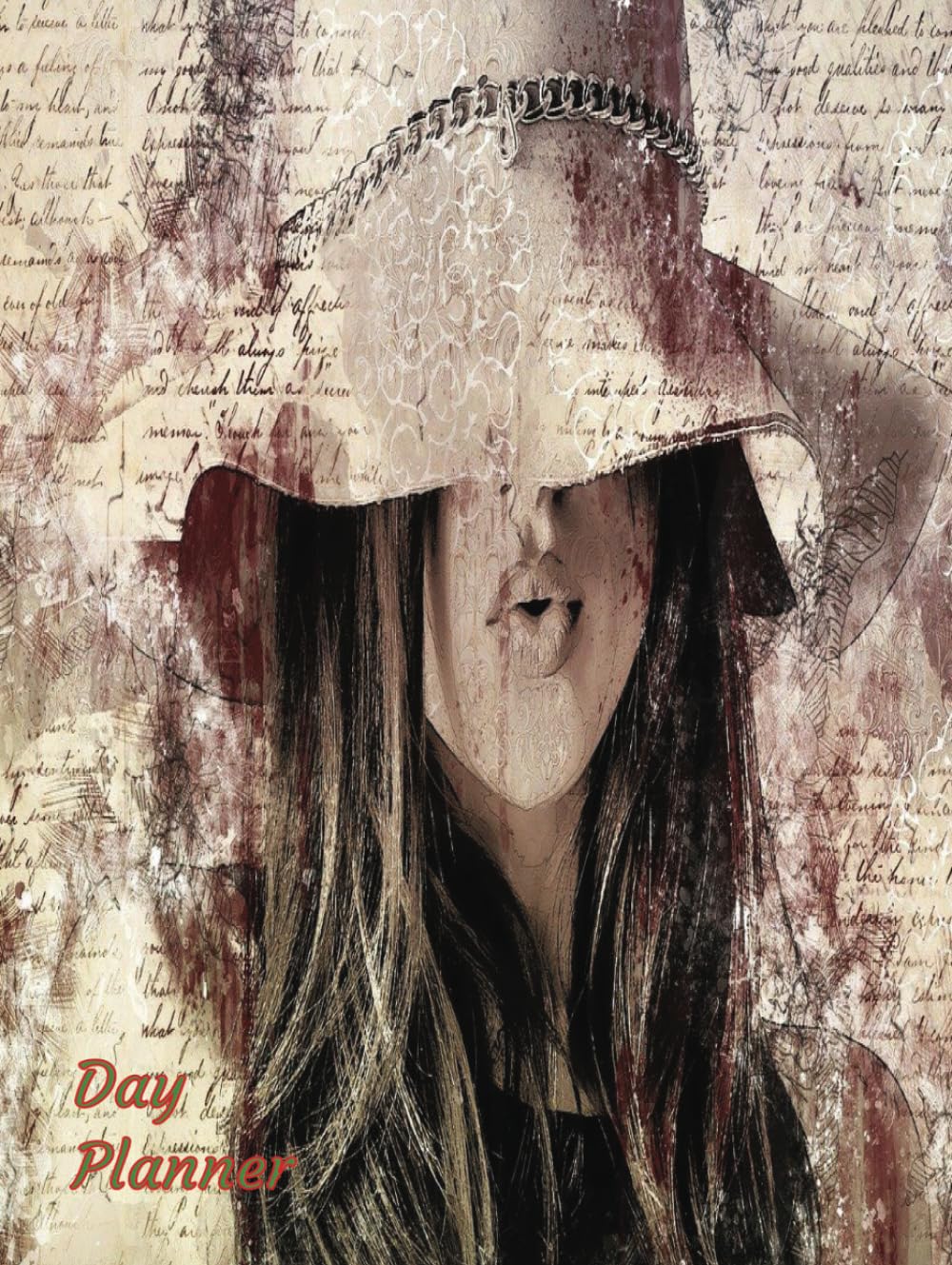 Agenda Journal d'Art de 423 Pages Illustré avec Femmes aux Chapeaux
