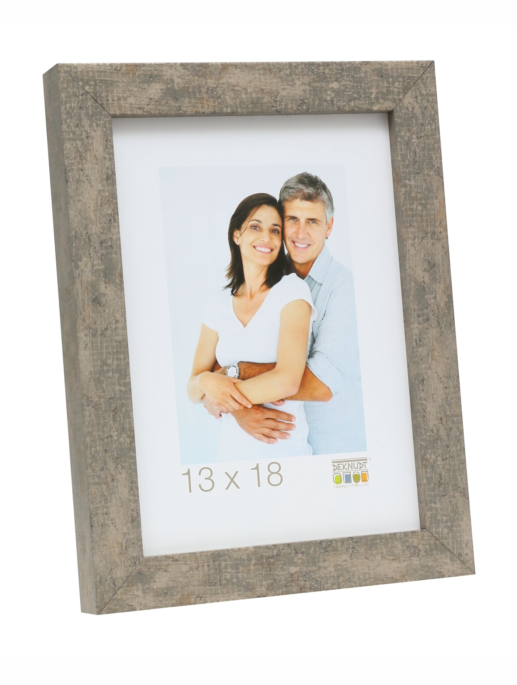 Deknudt Cornici Portafoto, Legno, Grigio, 64,2 x 44,2 x 2,2 cm