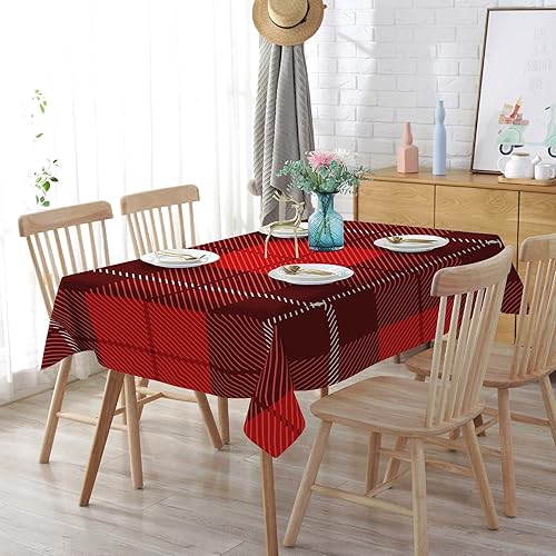 Home Christmas Decor Table Cloth Waterproof Rectangular Tablecloths Desk Coffee Tables Table Cover Party mat A1 140x160cm
