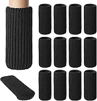 Vista 1 de 16 piezas calcetines para patas de muebles - Protectores de piso de punto elástico de alta elasticidad para patas de silla, juego de fundas gruesas