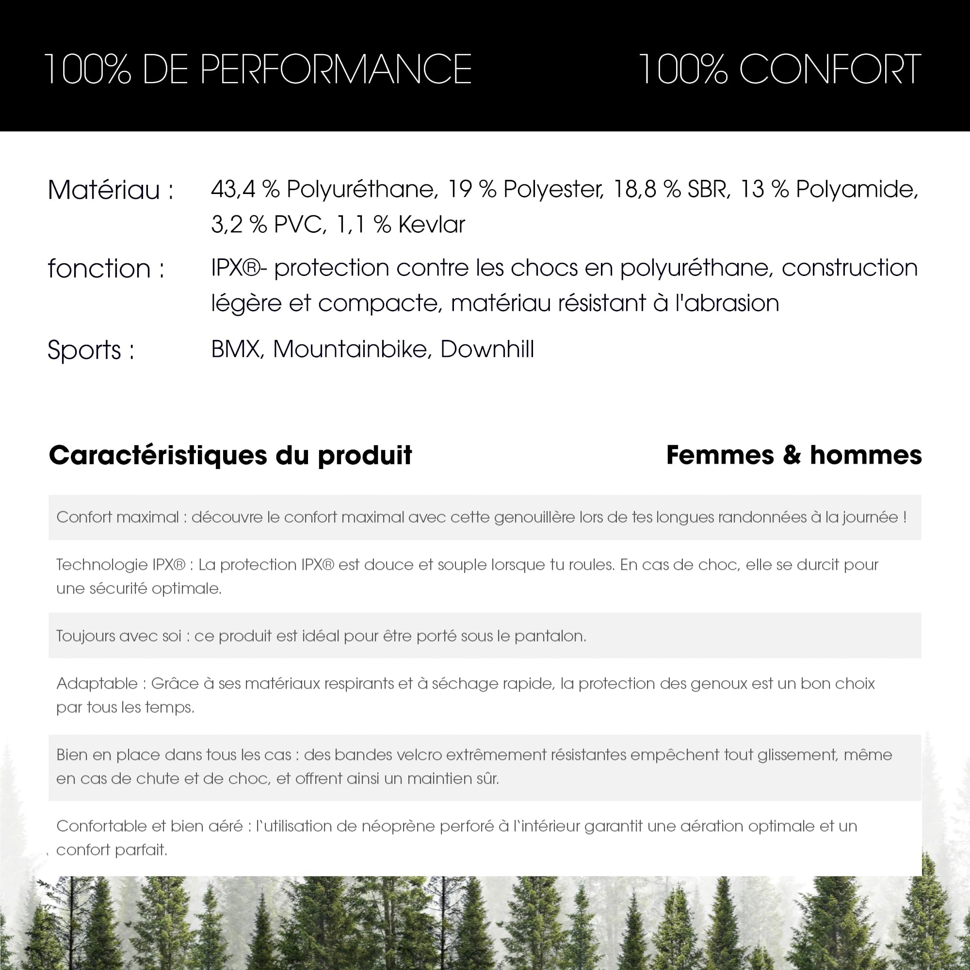 O'NEAL | Protège-genoux et tibias | MTB BMX Mountainbike DH FR | Protecteur IPX®-, Certifié selon la norme EN 1621-1, Sangles Velcro® | Protège-genoux DROP | Adulte | Gris Blanc