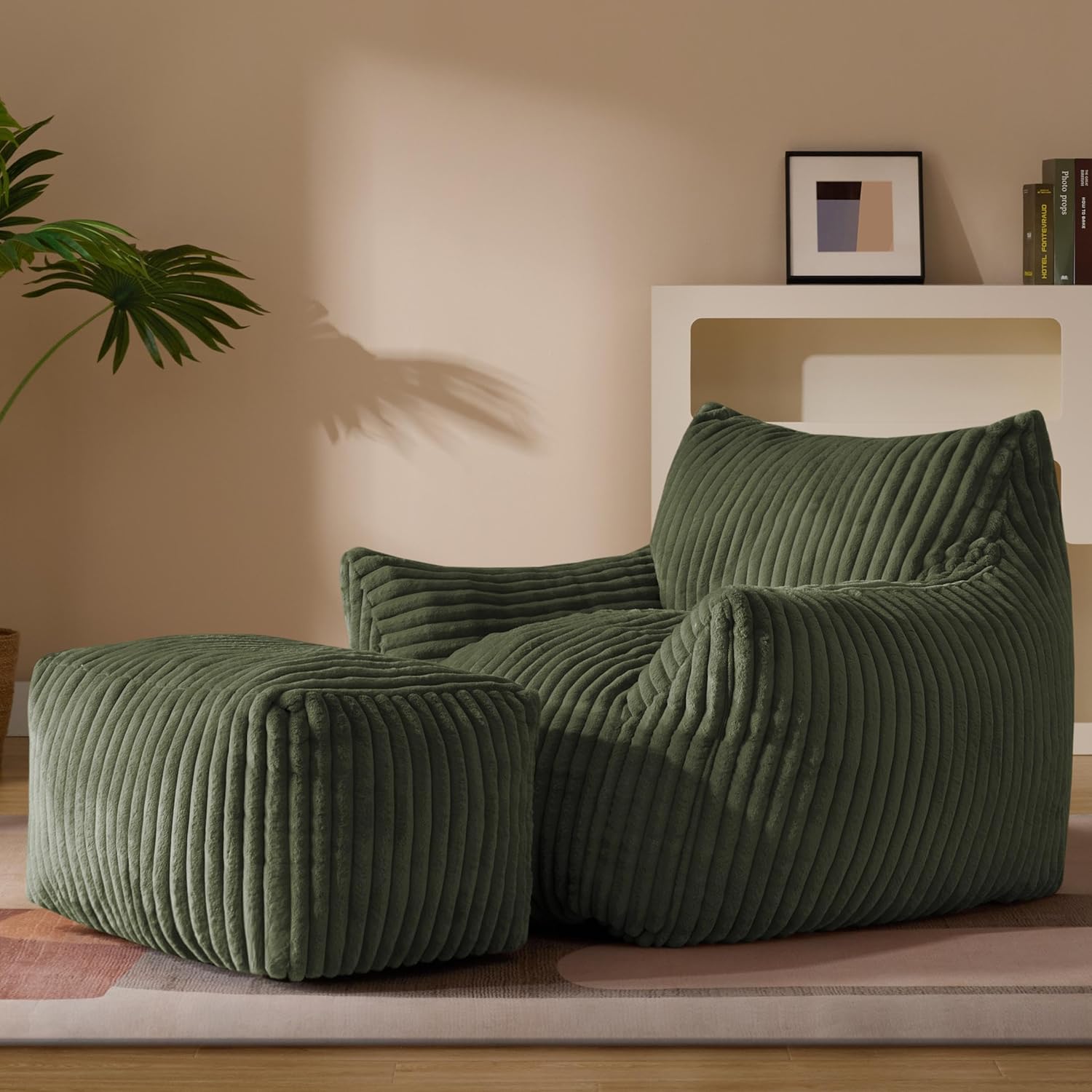 XL Sofa Chair + Footstool