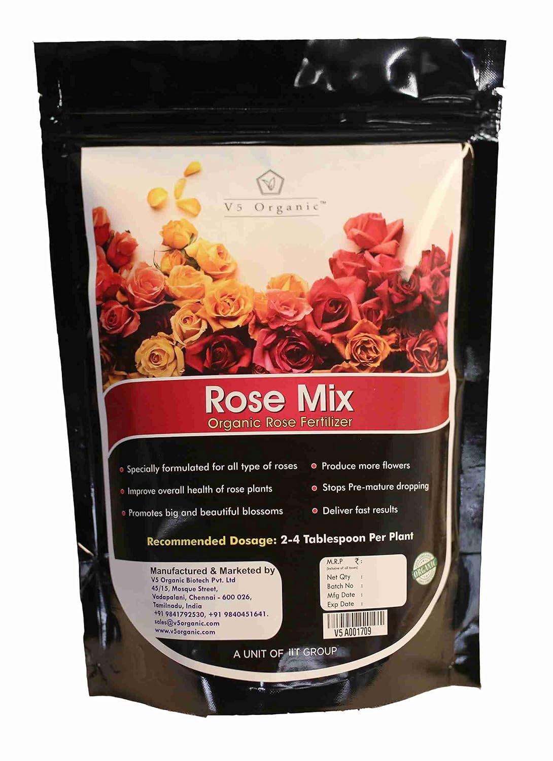 V5 Organic Rose Mix Fertilizer Amazon.in Garden & Outdoors