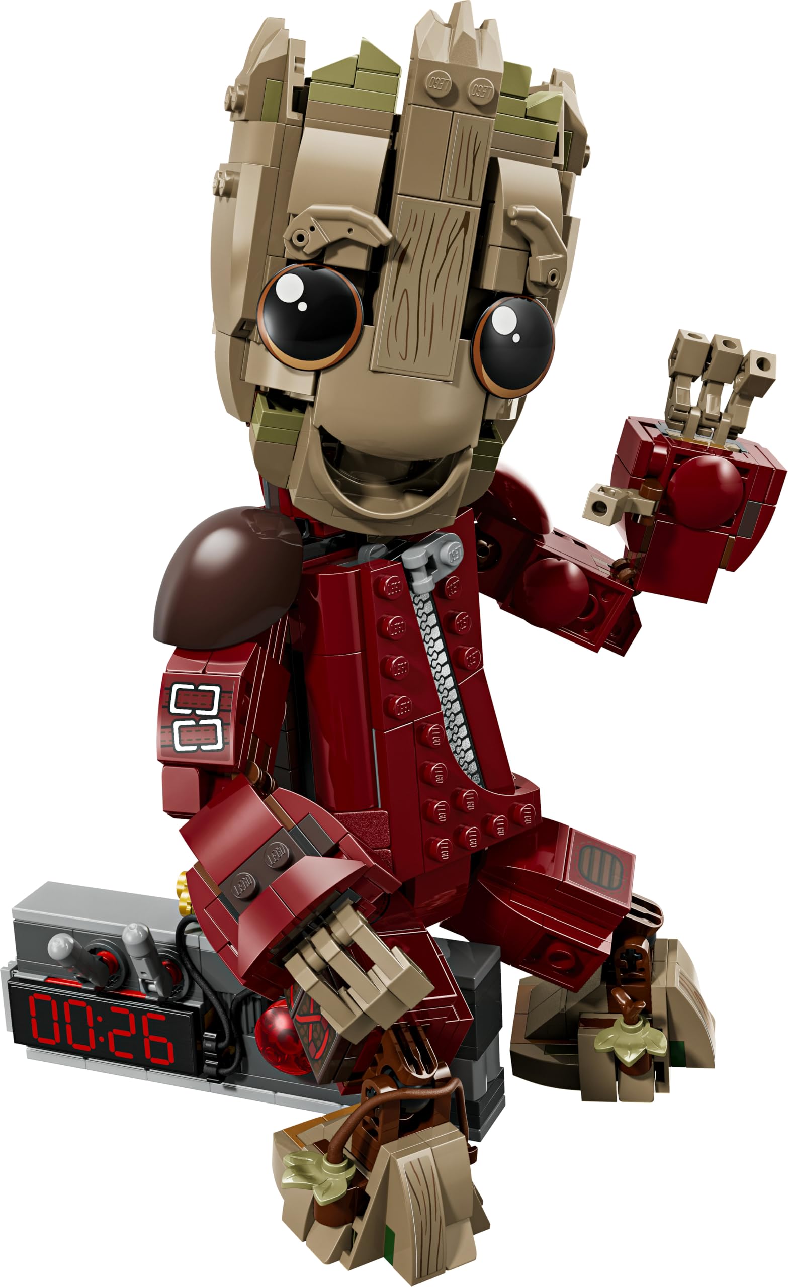 LEGO | Marvel Groot con Traje de Saqueador - Juguete de Superhéroes para Coleccionar - Decoración del Dormitorio - Regalo de Cumpleaños para Niños de 10+ Años y Fans de Guardianes de la Galaxia 76341