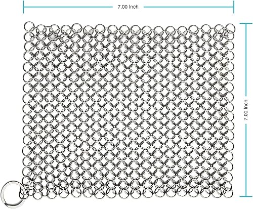 Miniatura 2 de Krisp - Limpiador para utensilios de cocina anodizados de hierro fundido, acero inoxidable, raspador de utensilios de cocina, hornos holandeses,