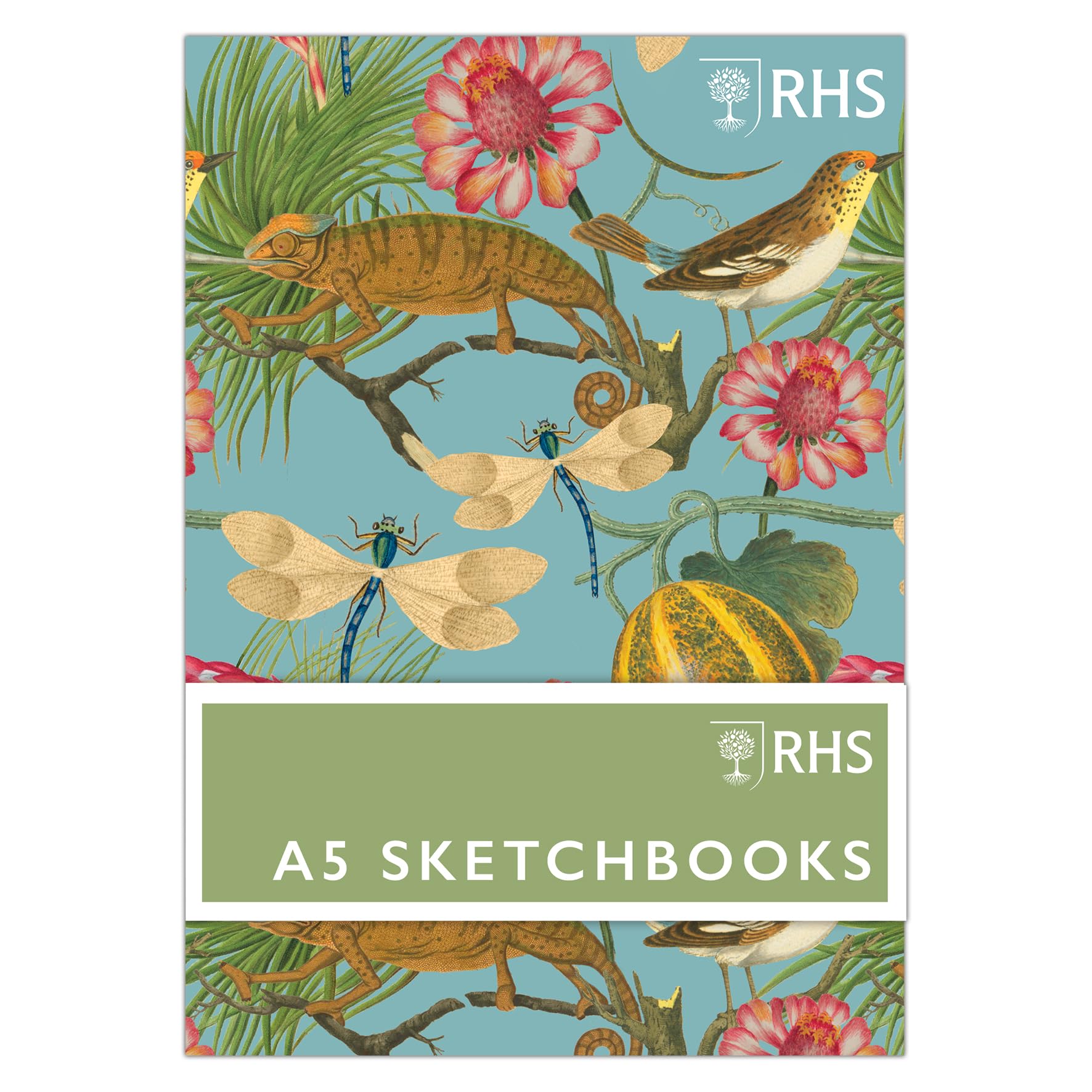 Rhs Tropical A5 Sketchbooks, Pack Of 3