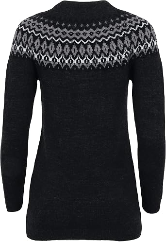 ICEWEAR Ásthildur Merino Wool Cardigan - 100% Soft Merino Wool - Iceland Pattern