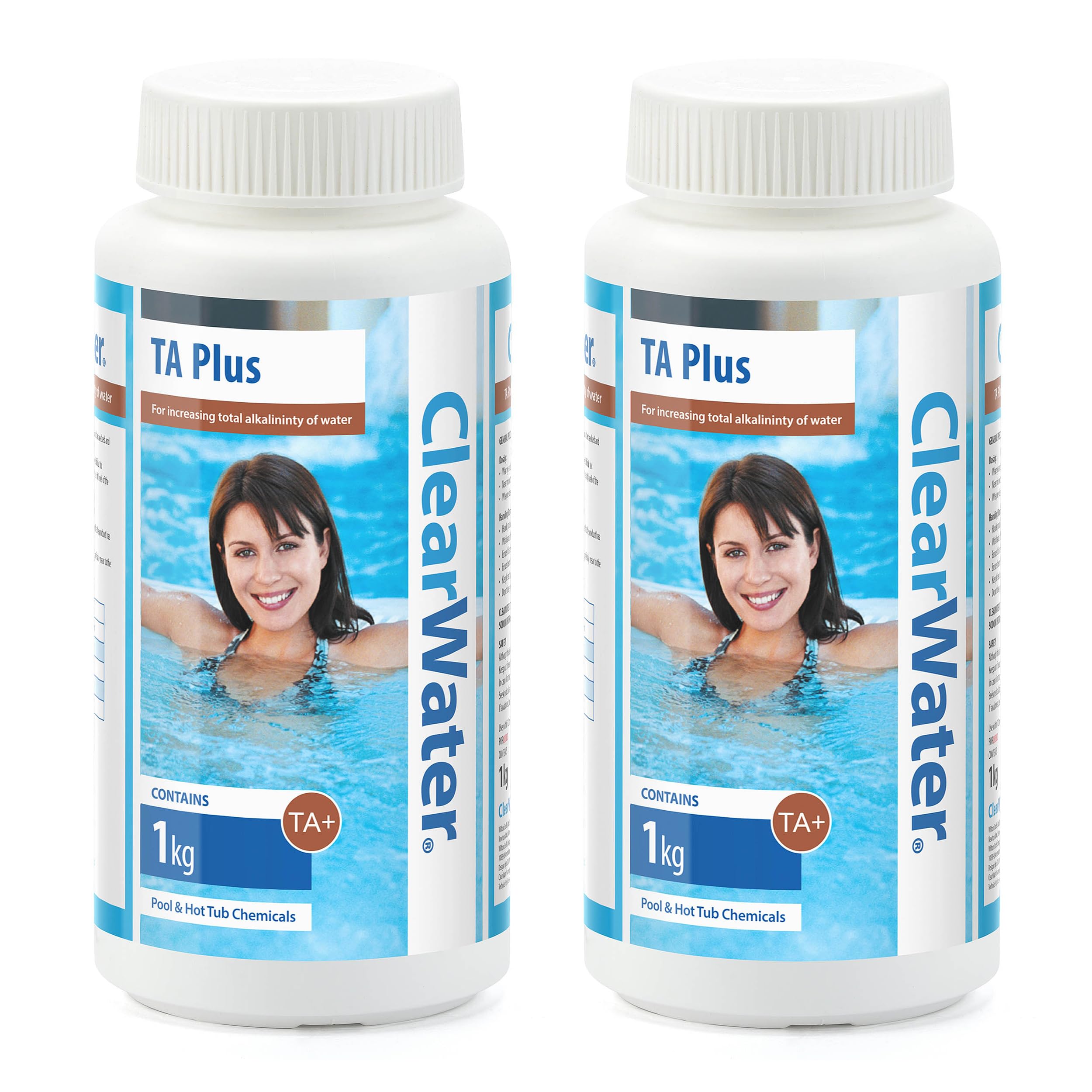 Clearwater TA Plus Alkalinity Increaser for Swimming Pool and Spa Treatment, White