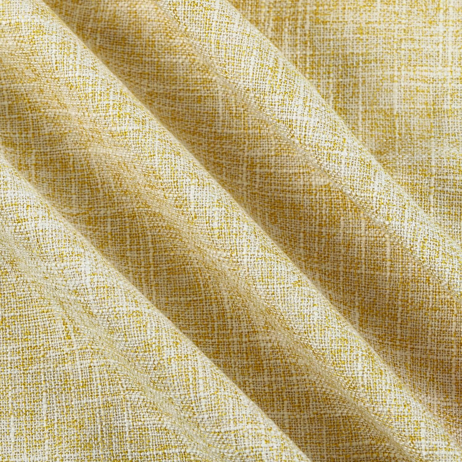 MADIZZ Pack of 2 Decorative Faux Linen Throw Pillow Covers 16x16 Inch Light Yellow Natural Soft Boho Farmhouse Couch Throw Pillows for Bed Accent Modern Pillowcase for Sofa Living Room Home Decor